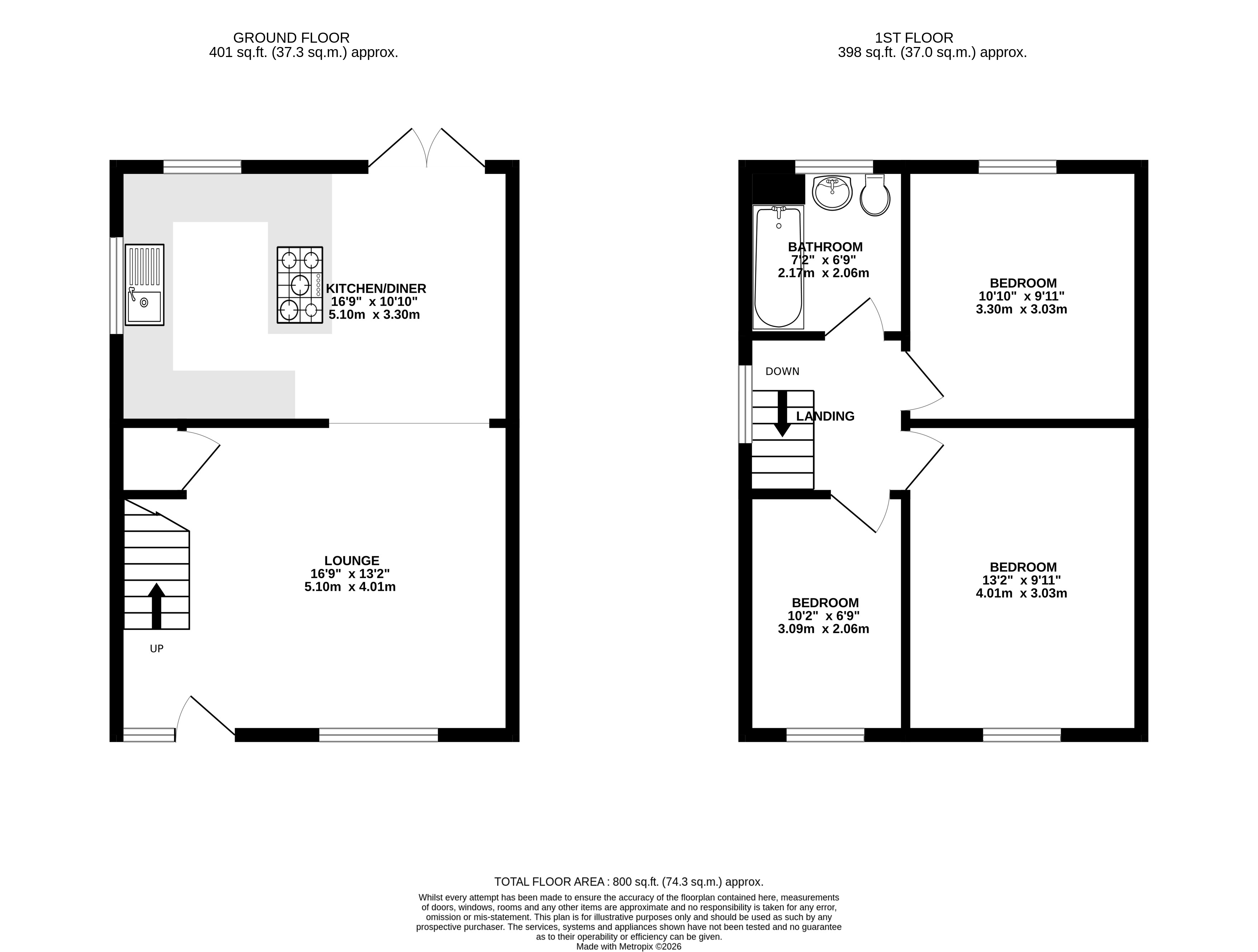 88, Beech Avenue, Nottingham floorplan