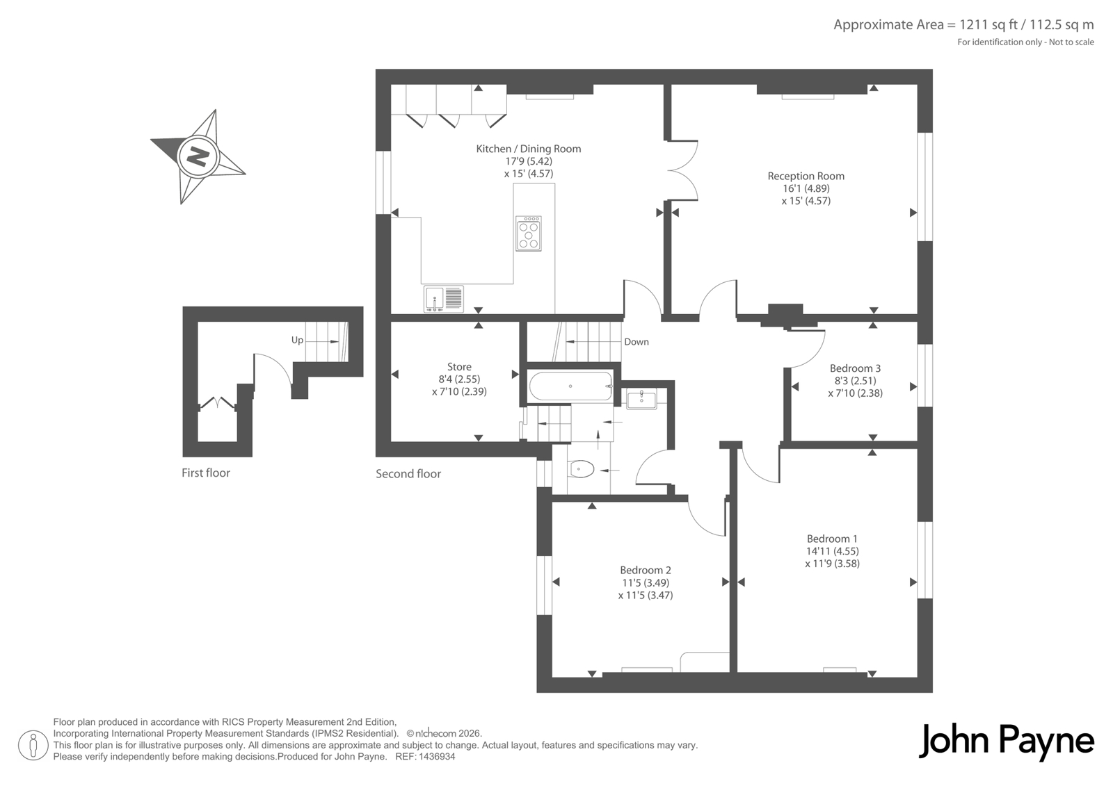 7D,, St. Johns Park, London floorplan
