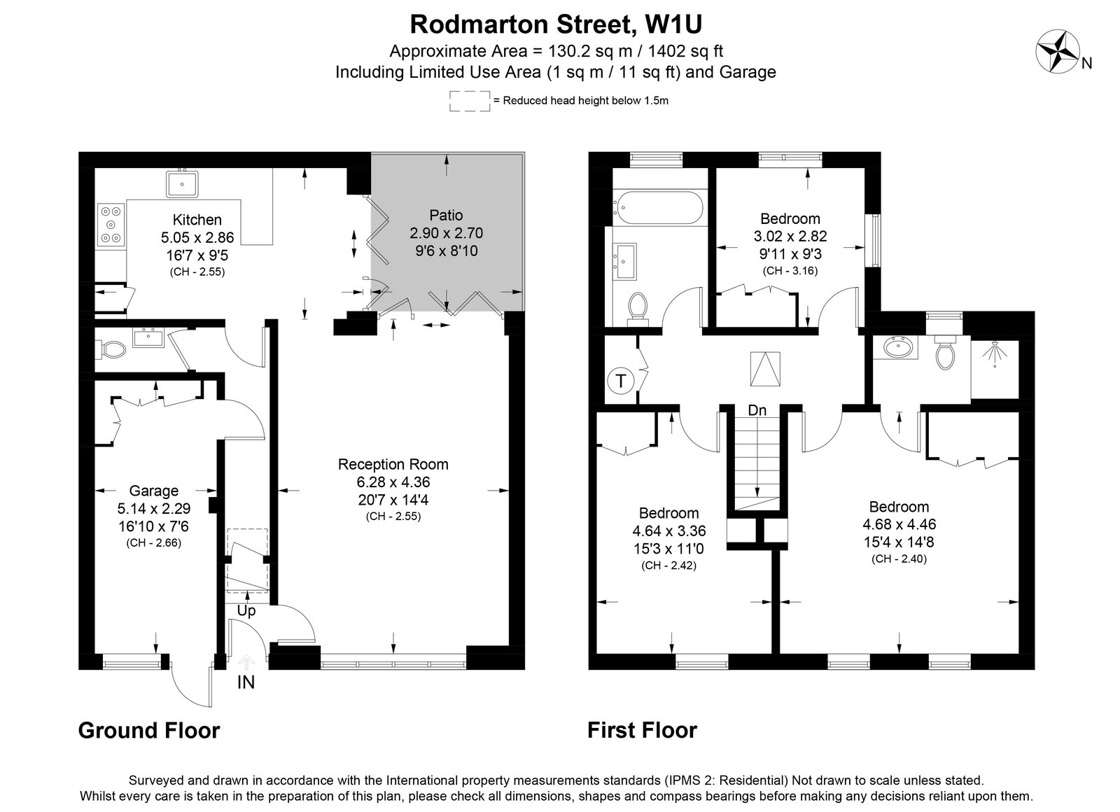 10, Rodmarton Street, London floorplan