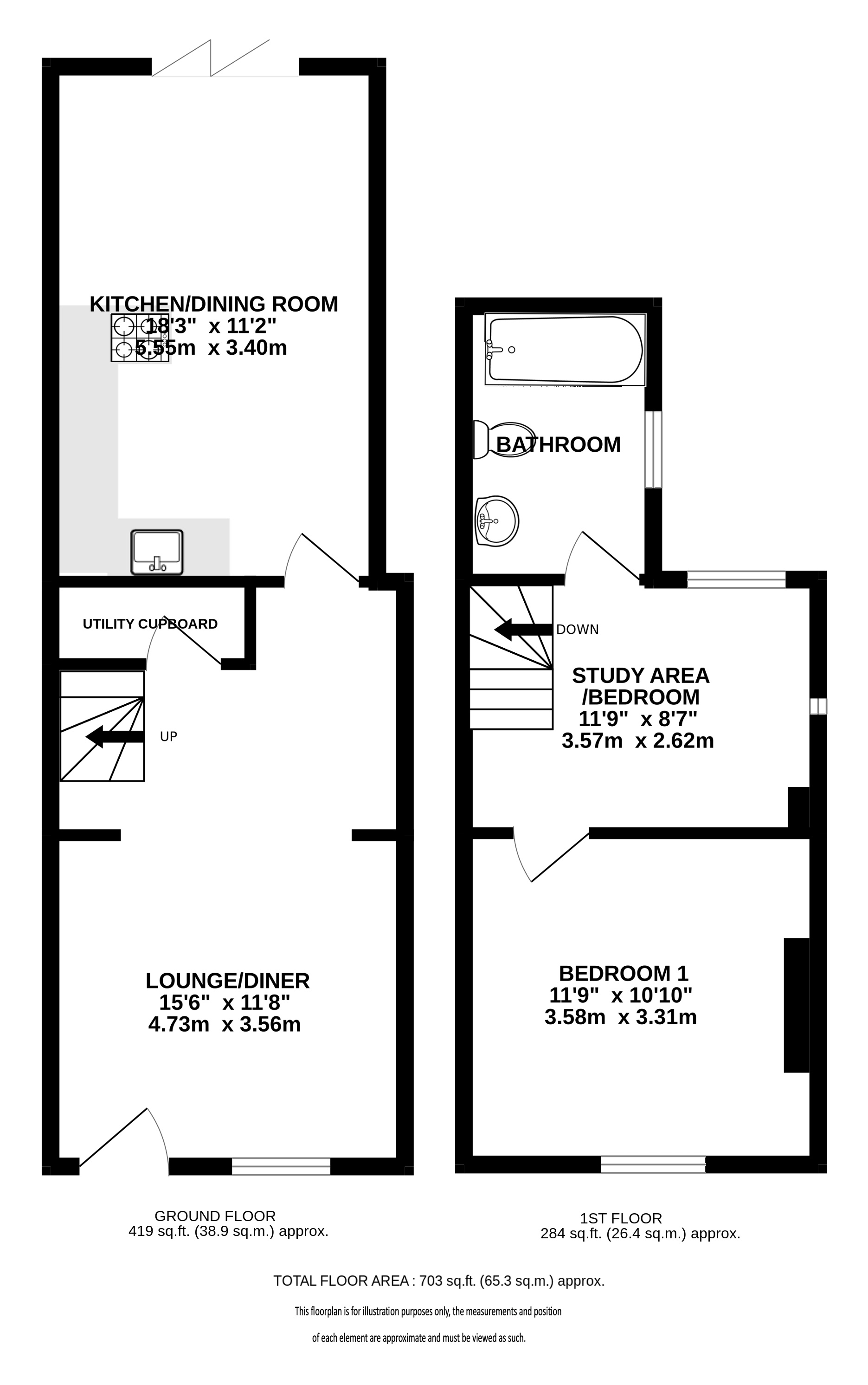 5, Grove Road, Hertfordshire floorplan