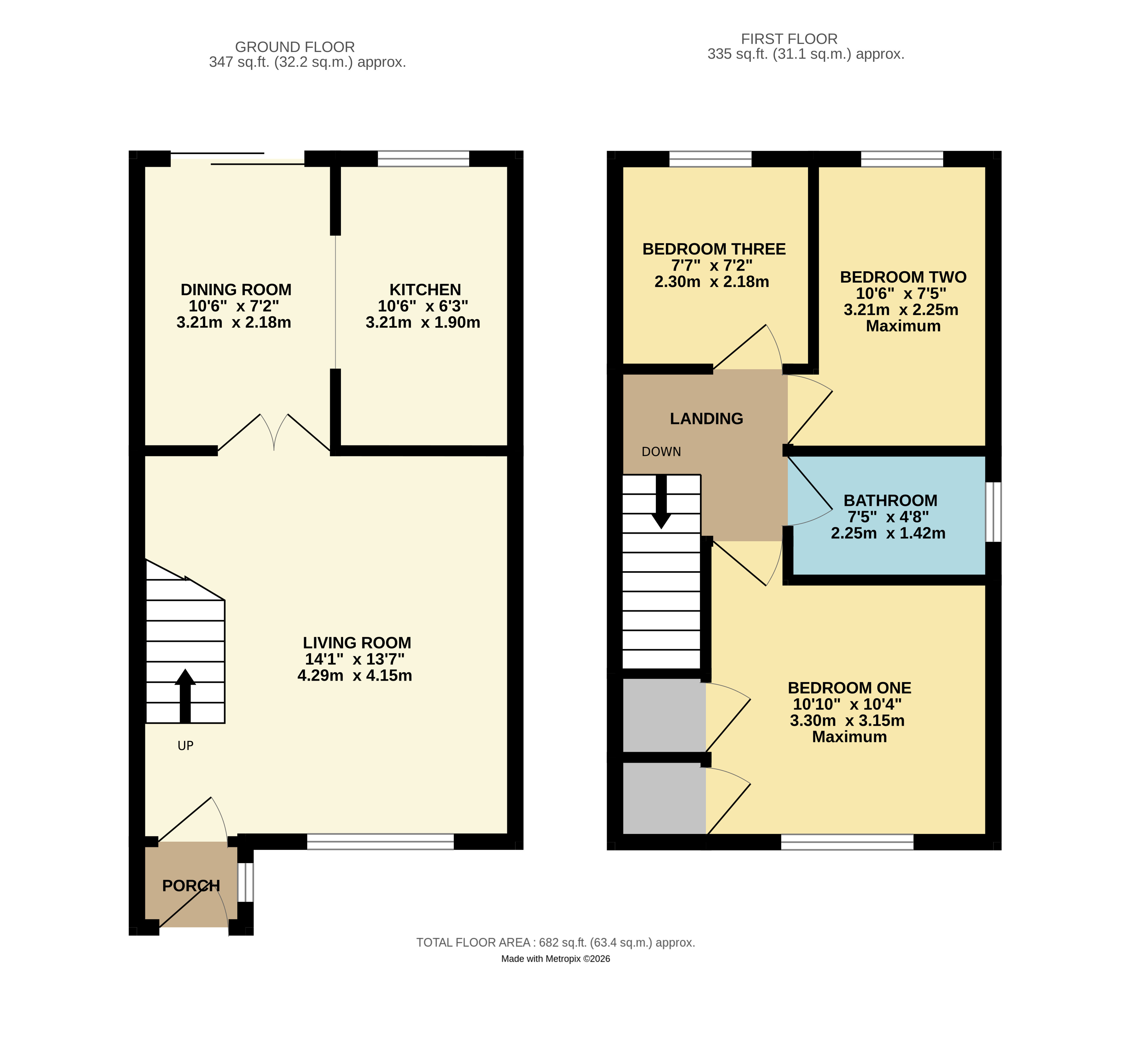 Uppermill Drive, Manchester floorplan