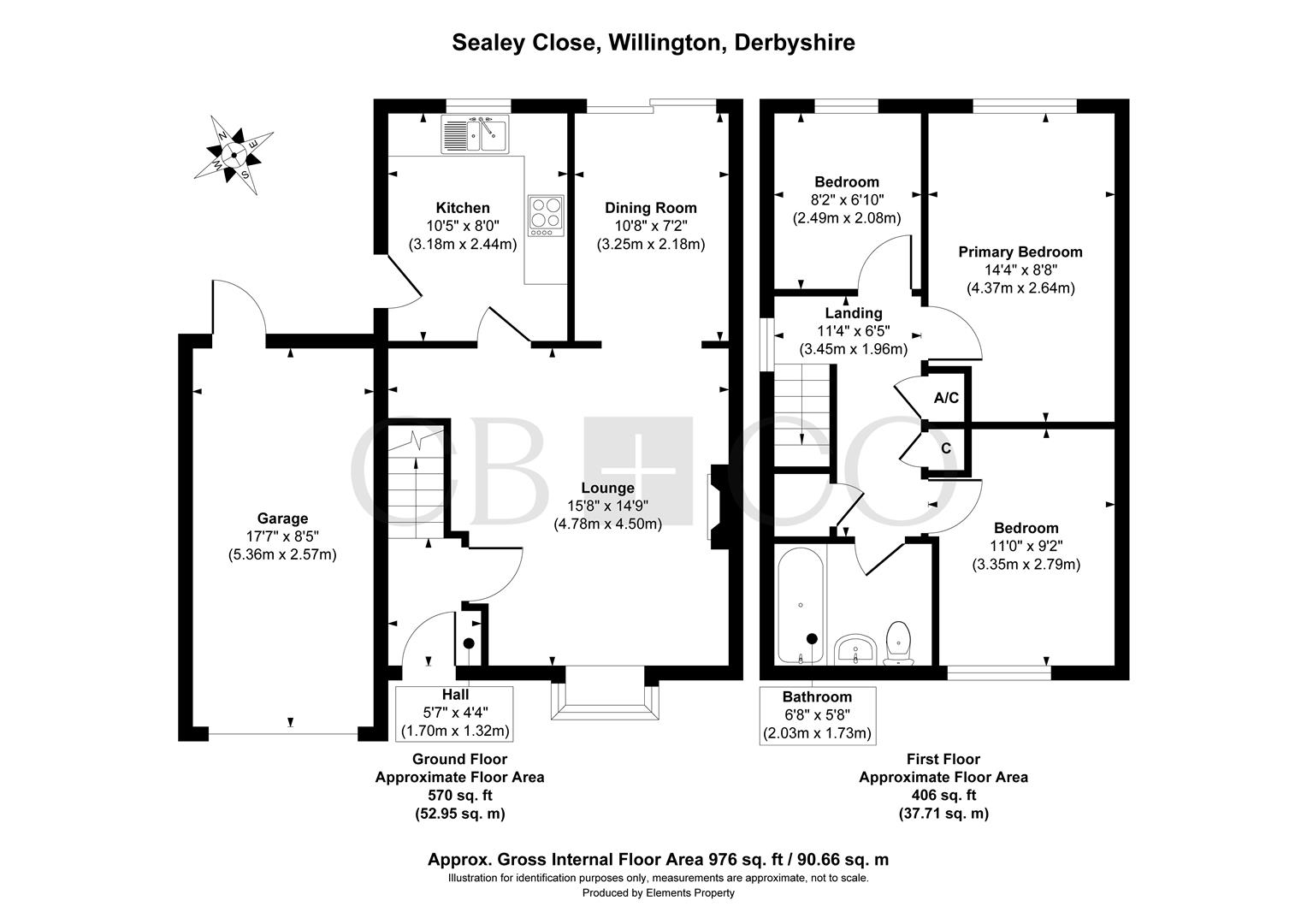 40, Sealey Close, Derby floorplan
