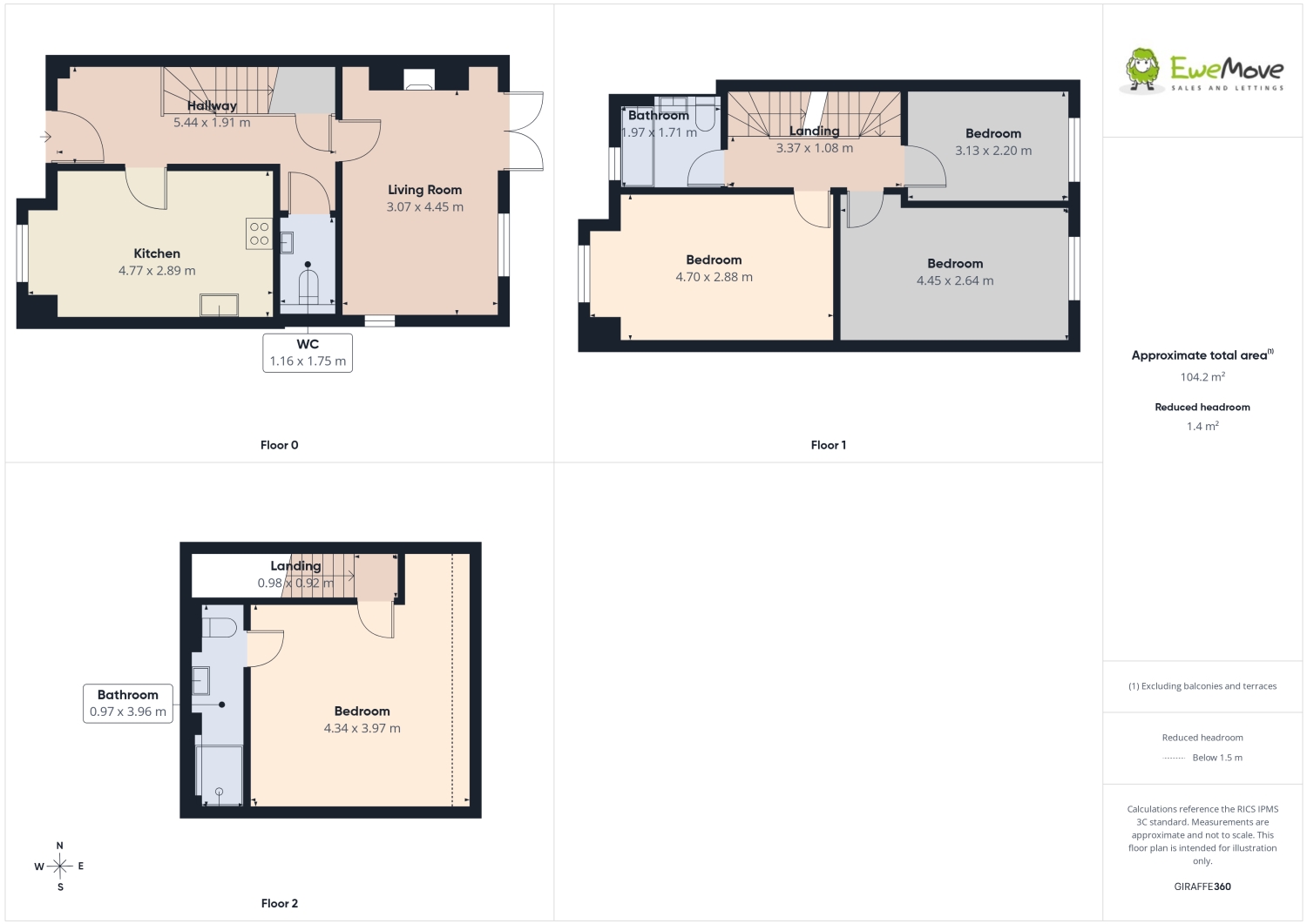 11, Steeple View Close, Hyde floorplan