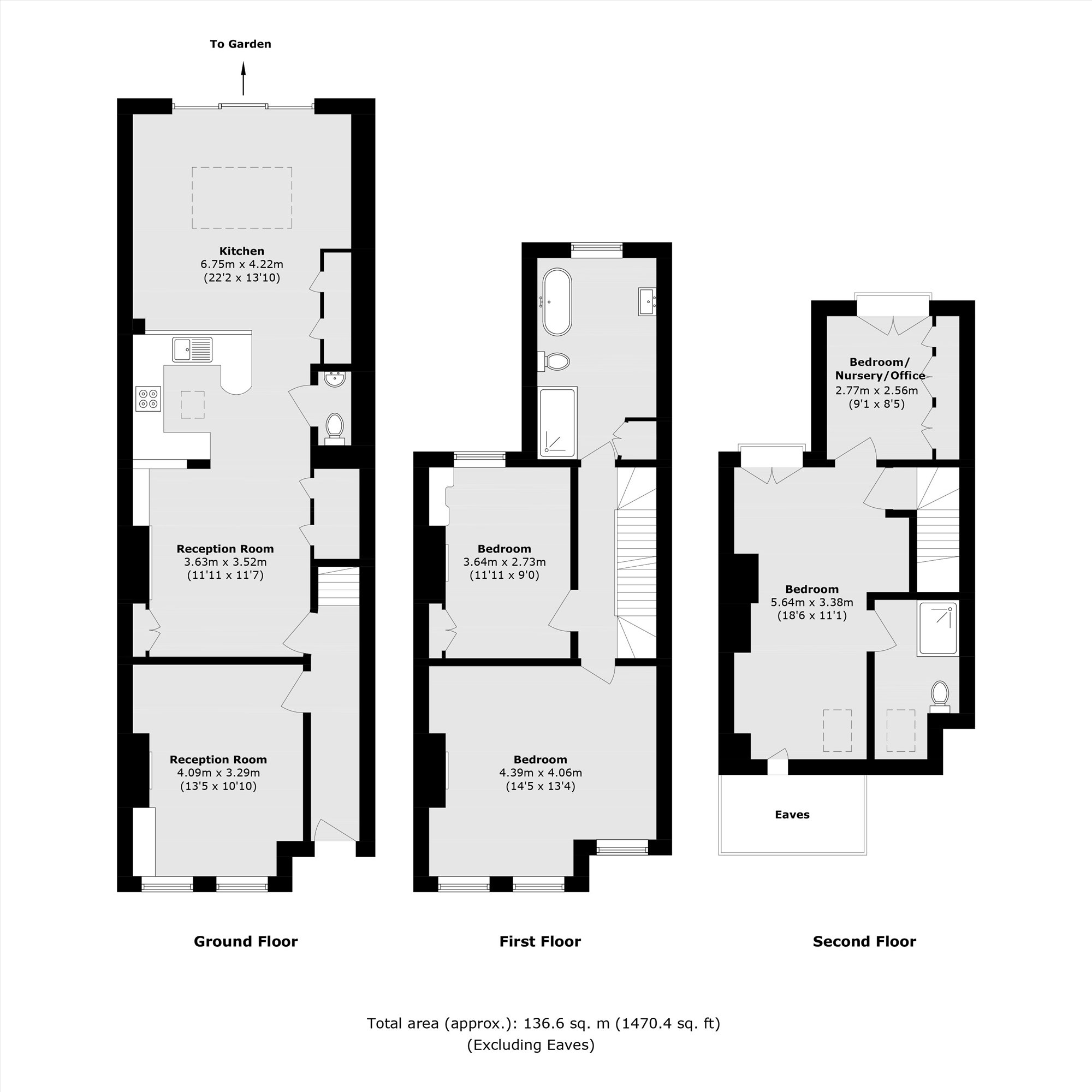18, Blackmores Grove, Teddington floorplan