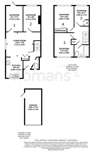 Room 5, 29, Whitmore Green, Farnham floorplan