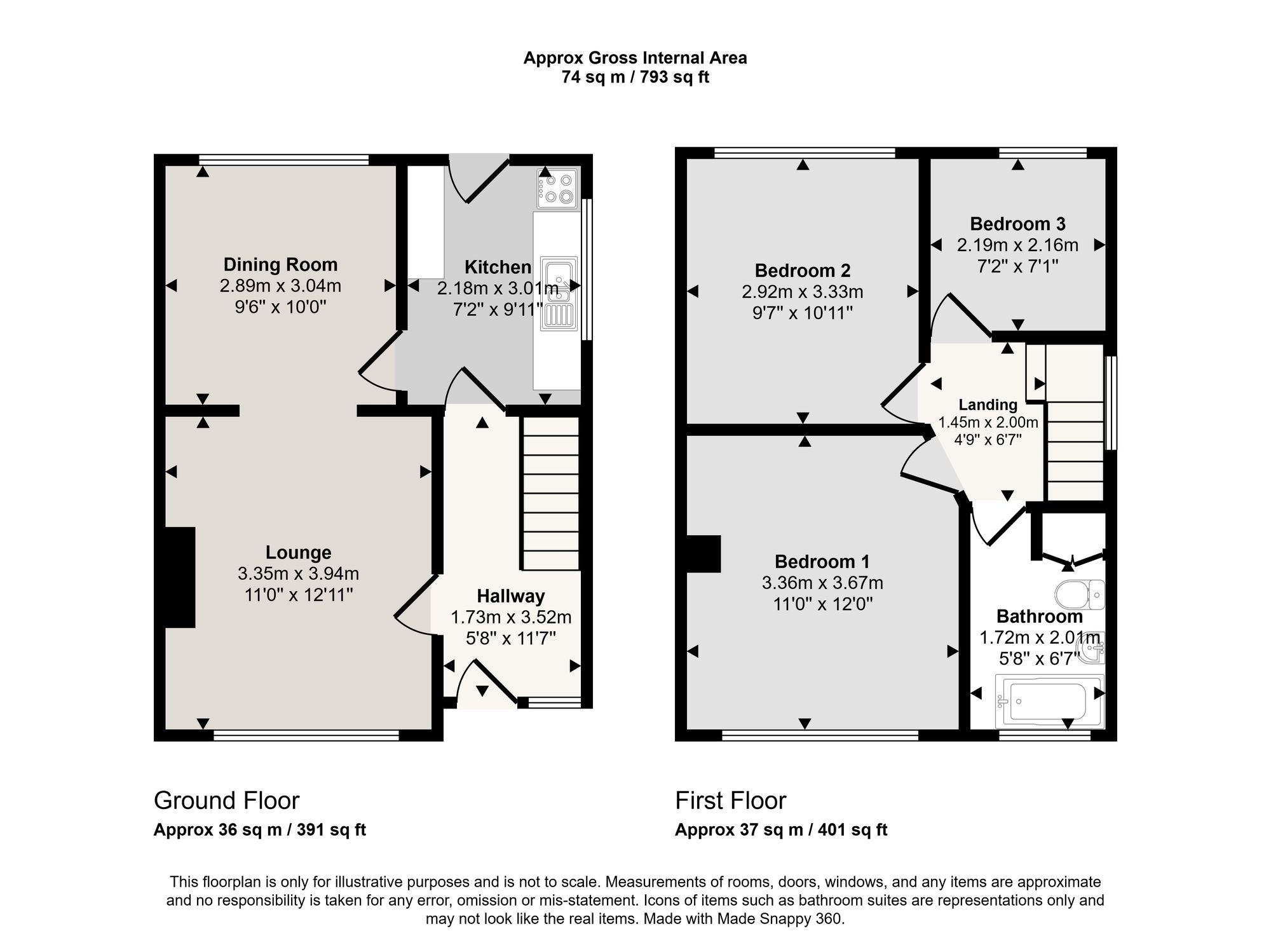 18 Purley Drive, Manchester floorplan