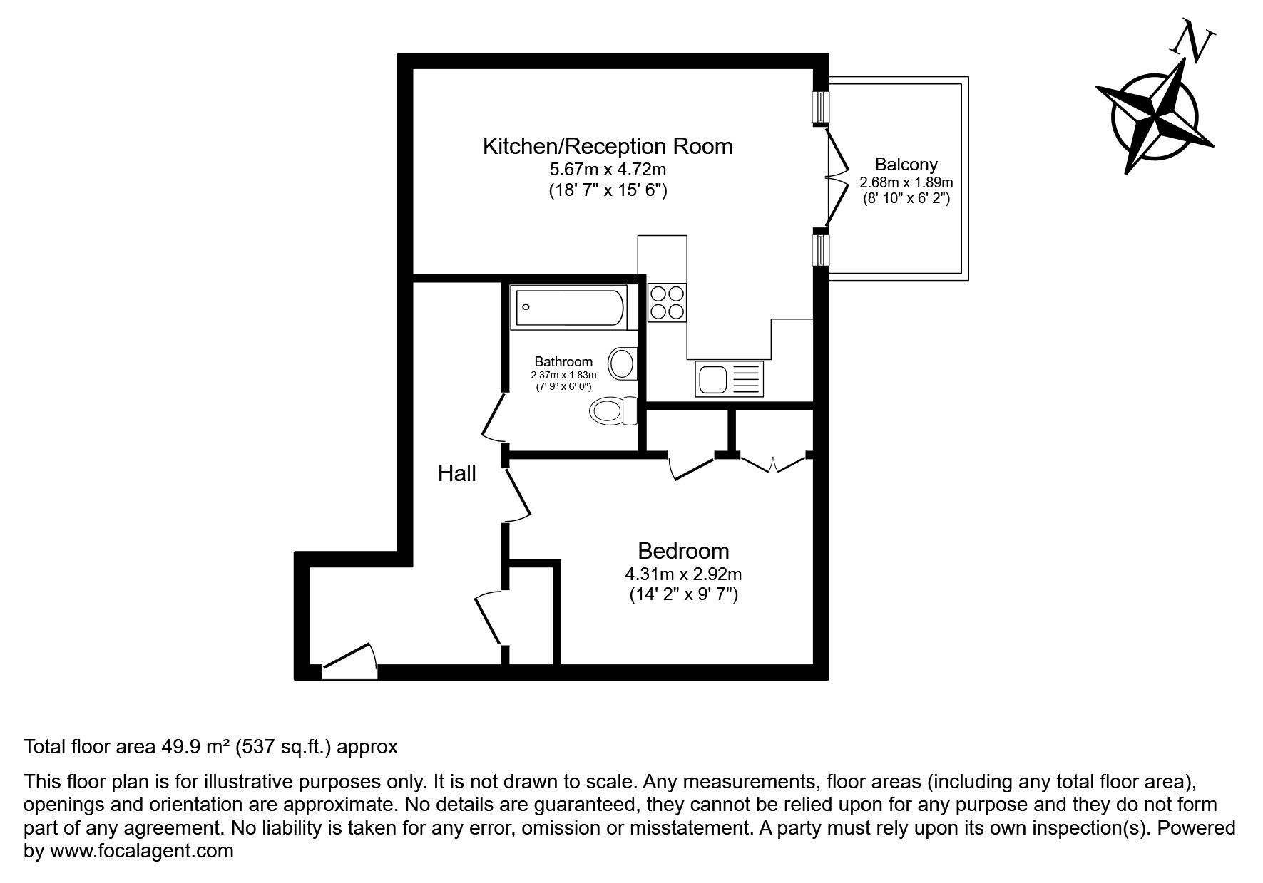 17, St. Catherines Close, London floorplan