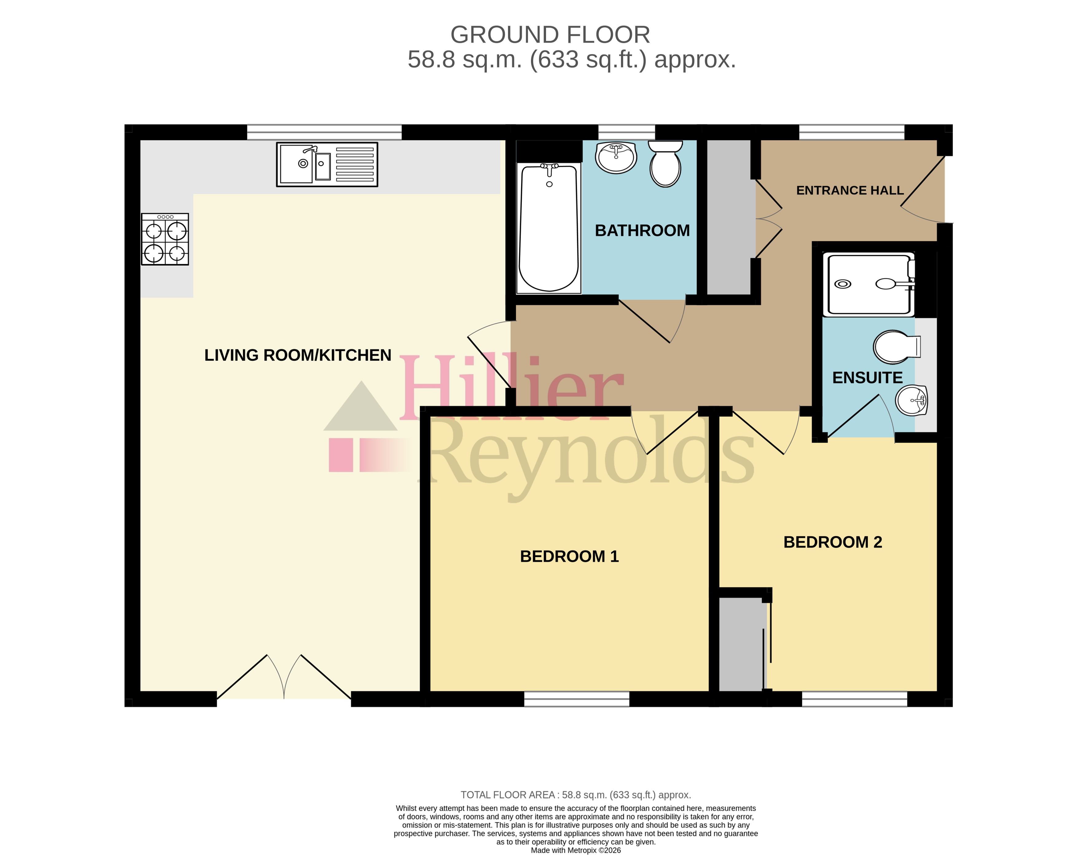 Flat 5, Hazelbourne Avenue, Borough Green floorplan