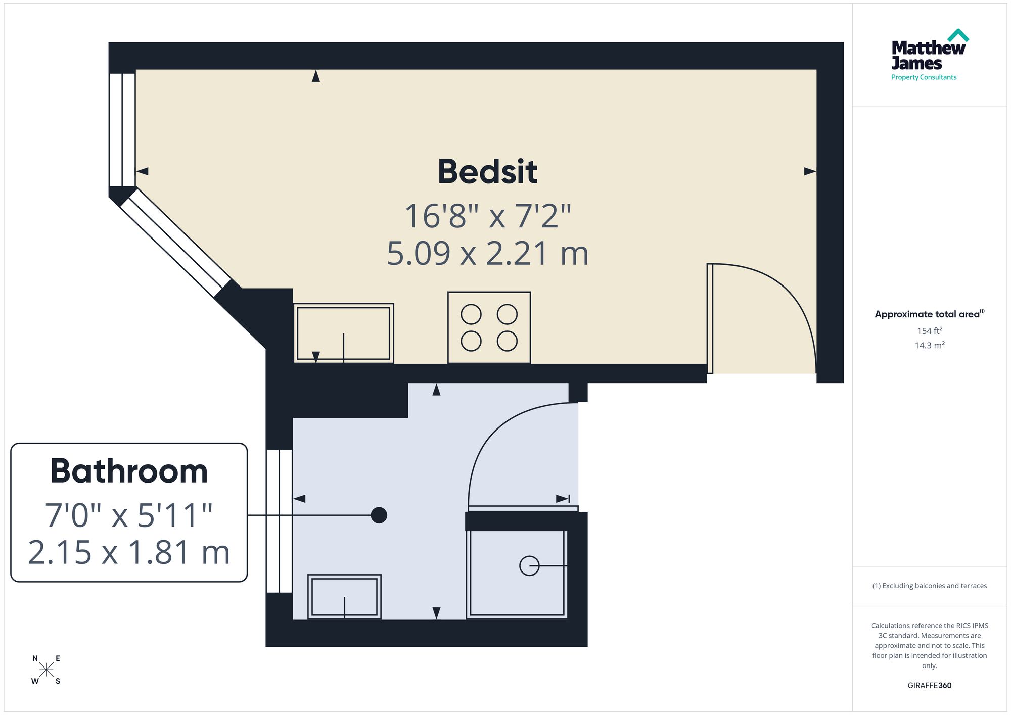 Flat 7 26 Wellesley Road, Colchester, Colchester floorplan