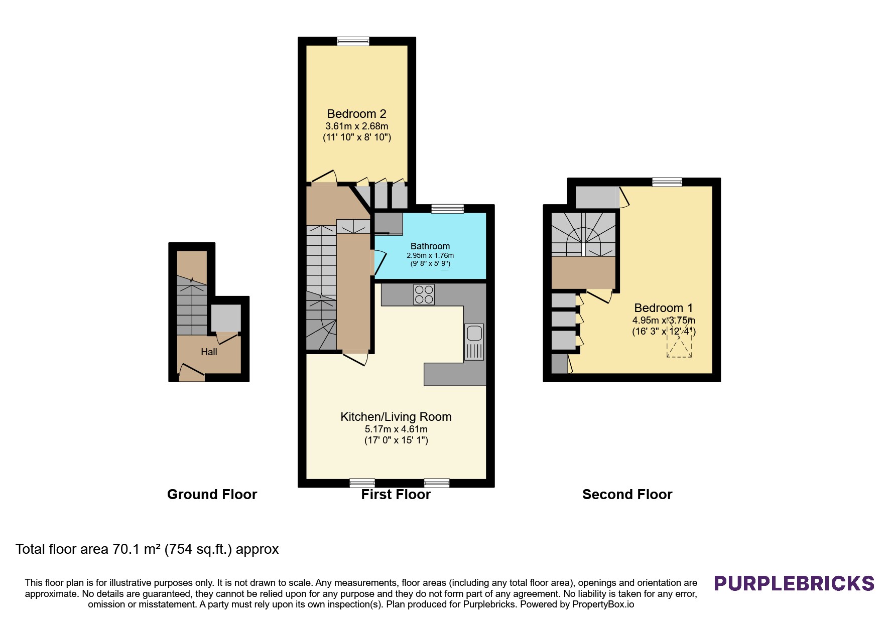 44b, Endsleigh Road, London floorplan