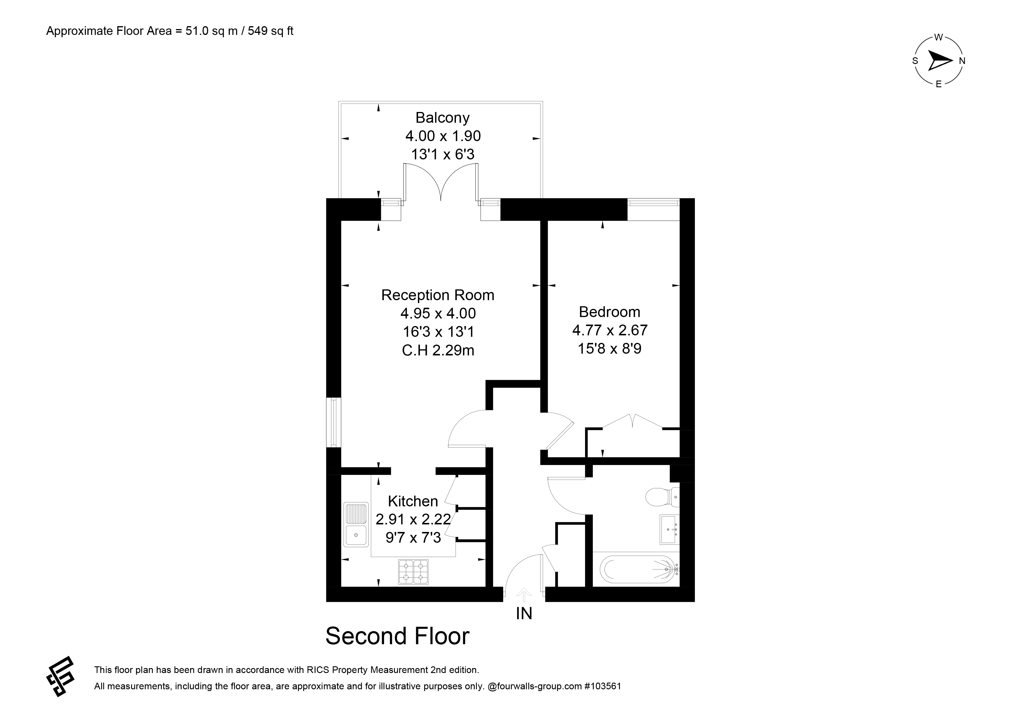 Woodmill Road, London floorplan