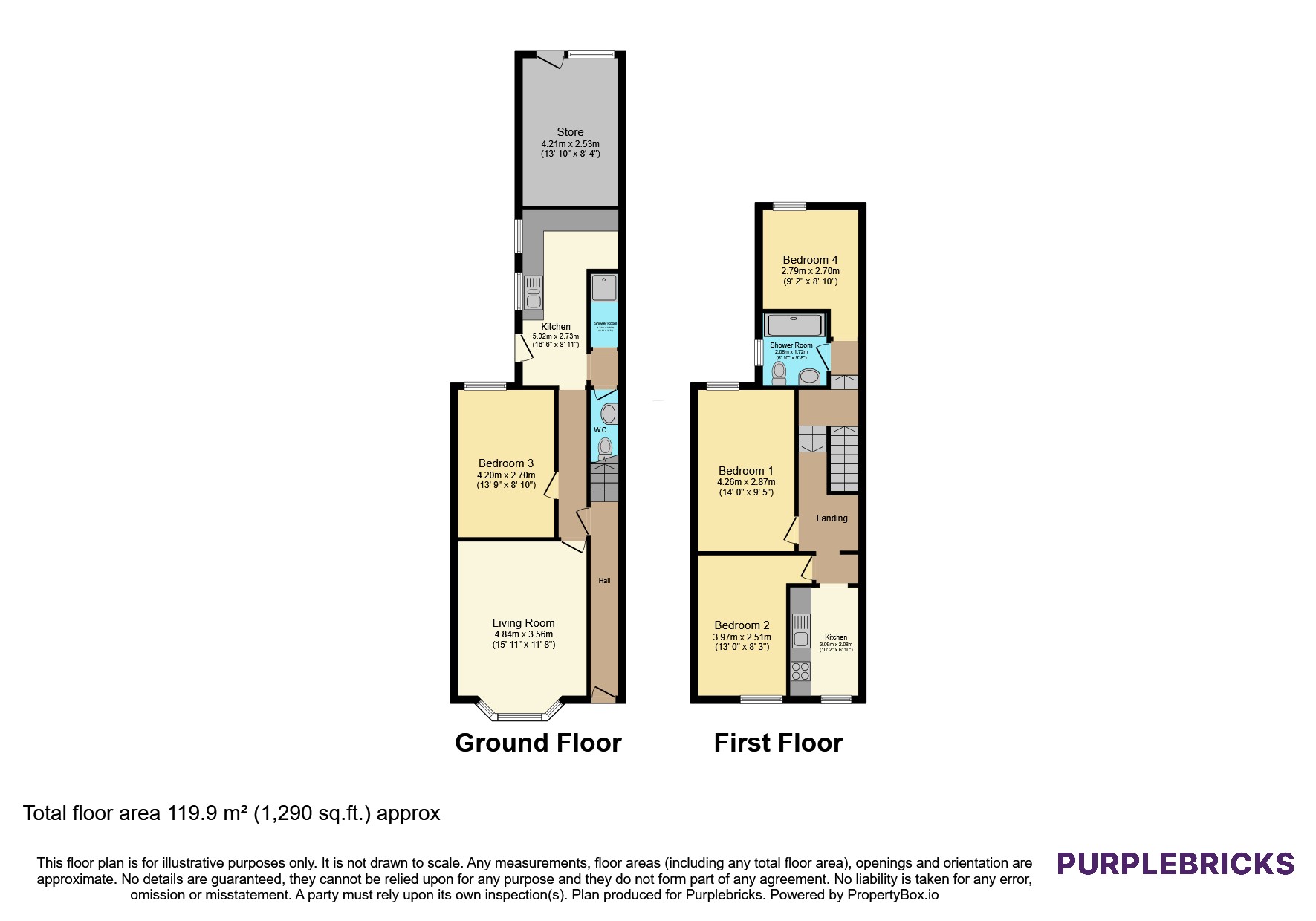 35, Regent Road, Blackpool floorplan