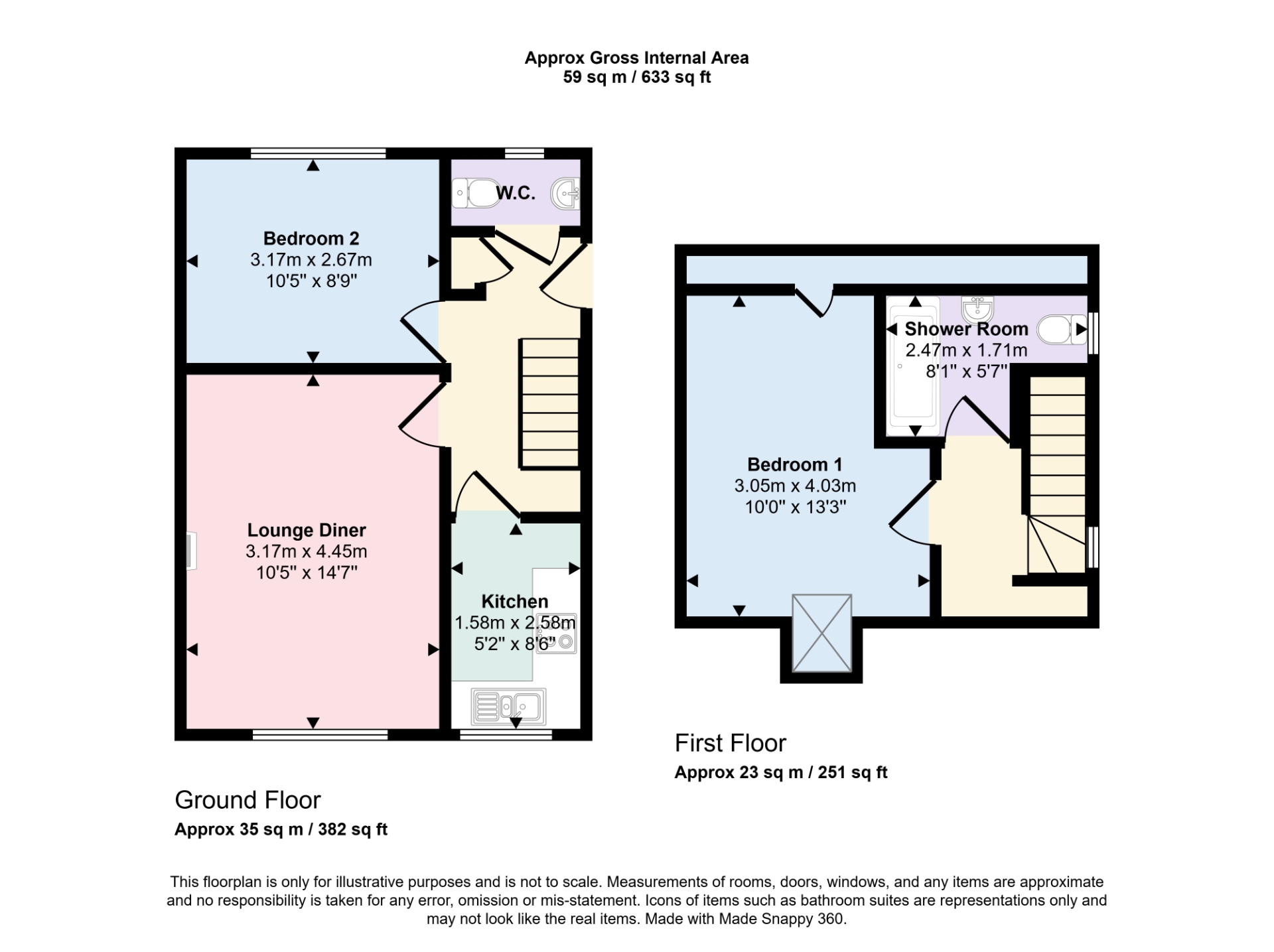 8, Skipworth Way, Skegness floorplan