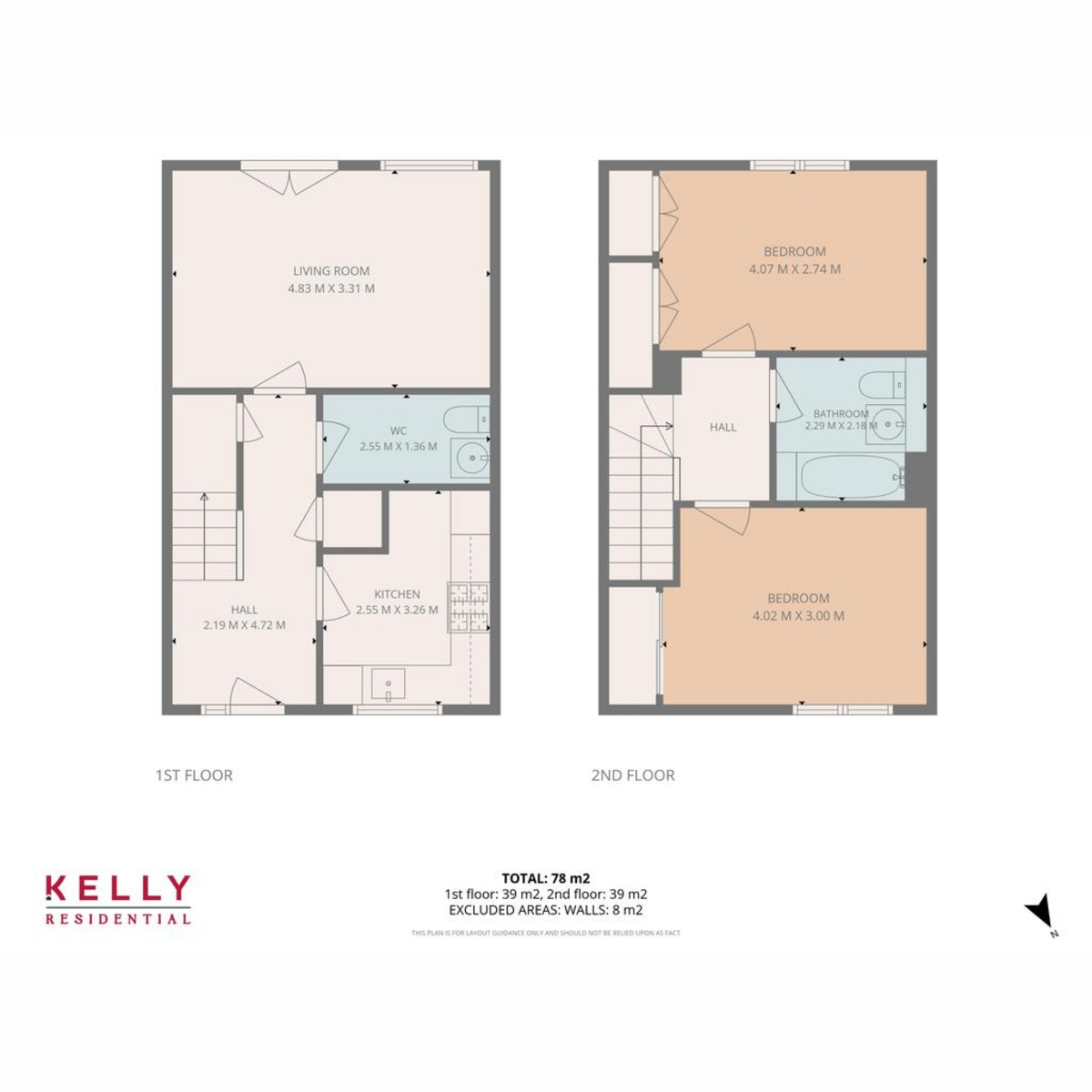 76, Broomfield Crescent, Glasgow floorplan