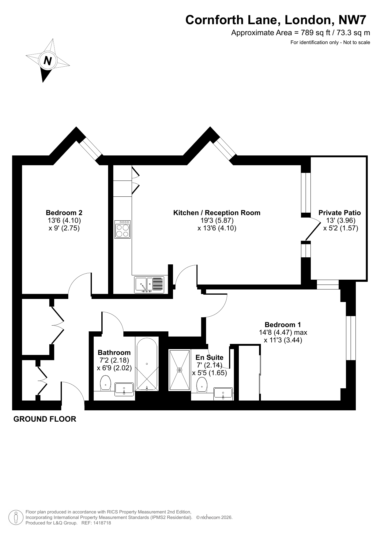 37 Cornforth Lane, Mill Hill floorplan