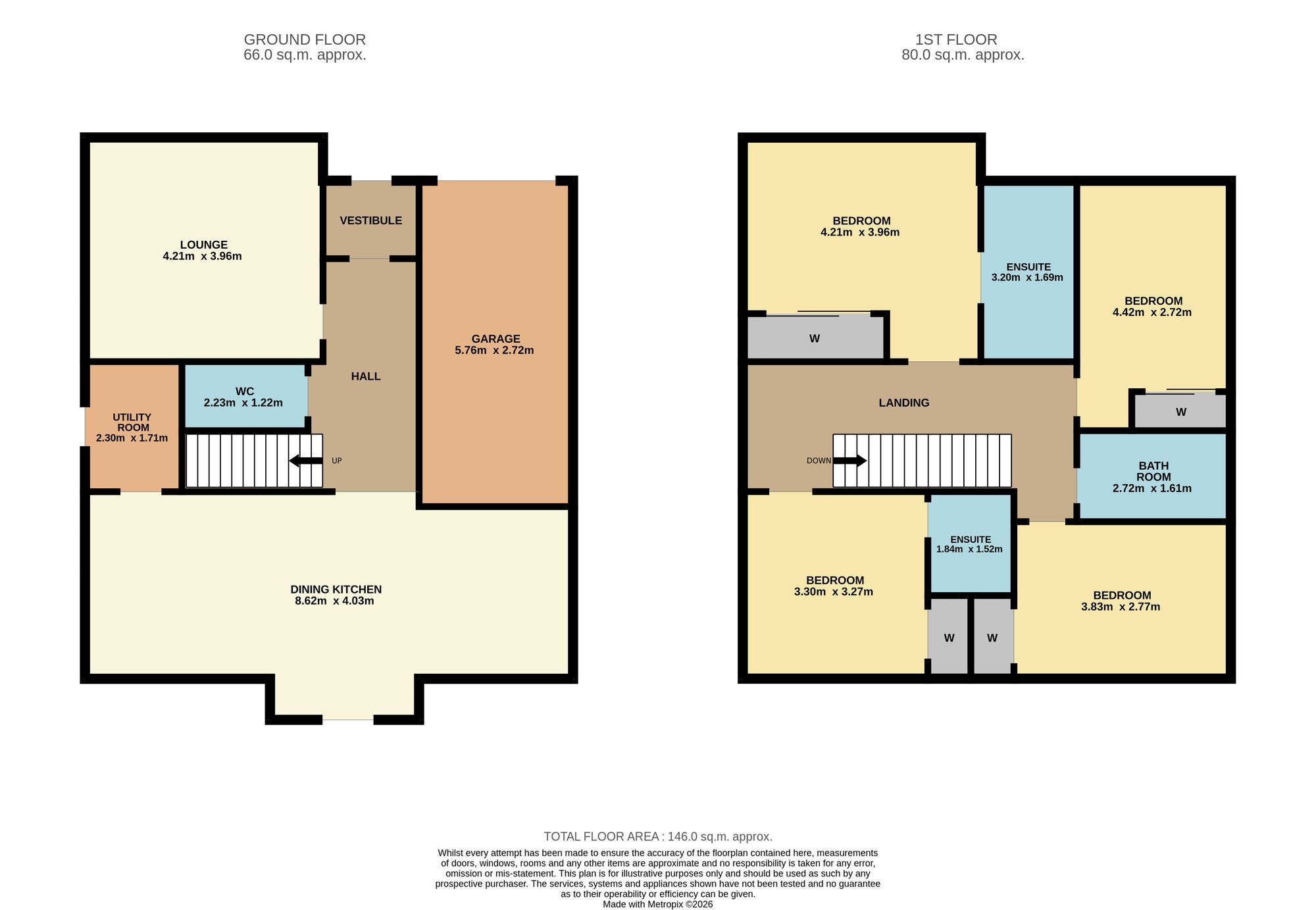 3, The Woods, Hillside, DD10 floorplan
