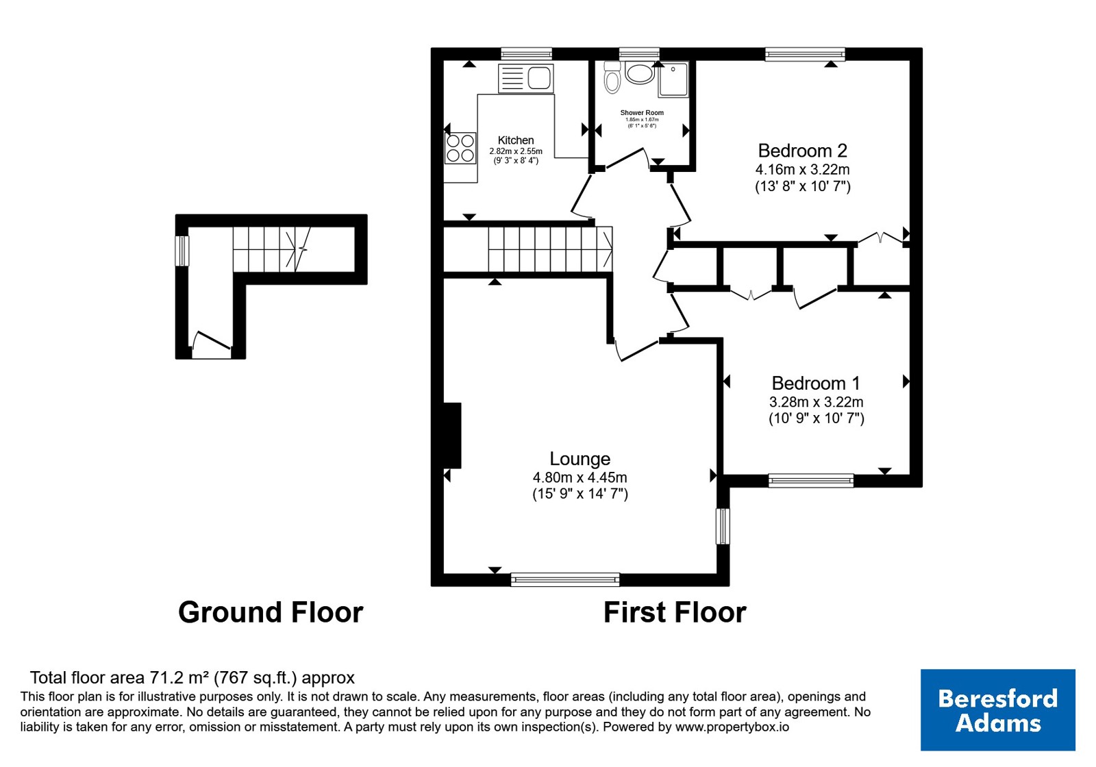 11, Aled Court, Abergele floorplan