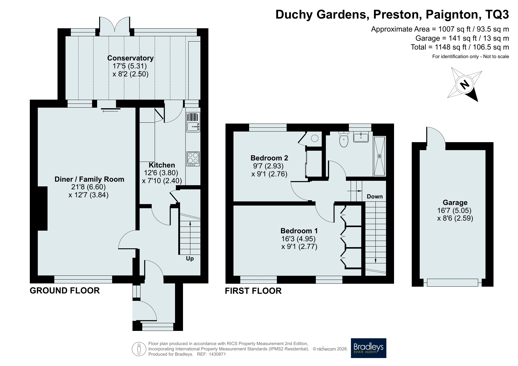 15, Duchy Gardens, Paignton floorplan