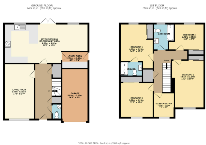 Grace Gardens, Milton Keynes, floorplan