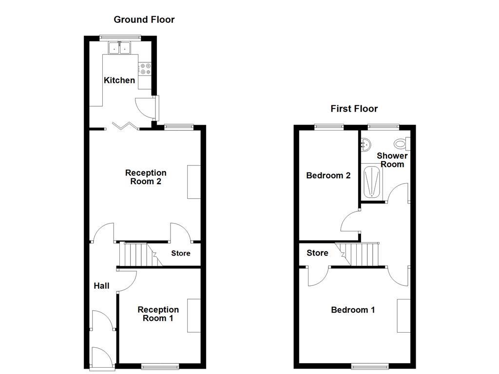 90, Blackburn Road, Clayton Le Moors floorplan