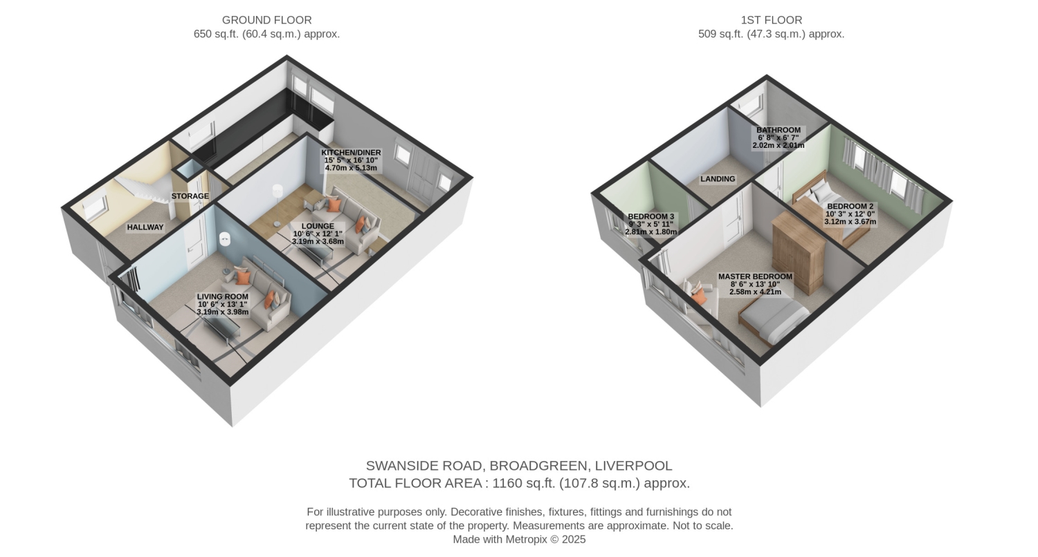 96, Swanside Road, Liverpool floorplan