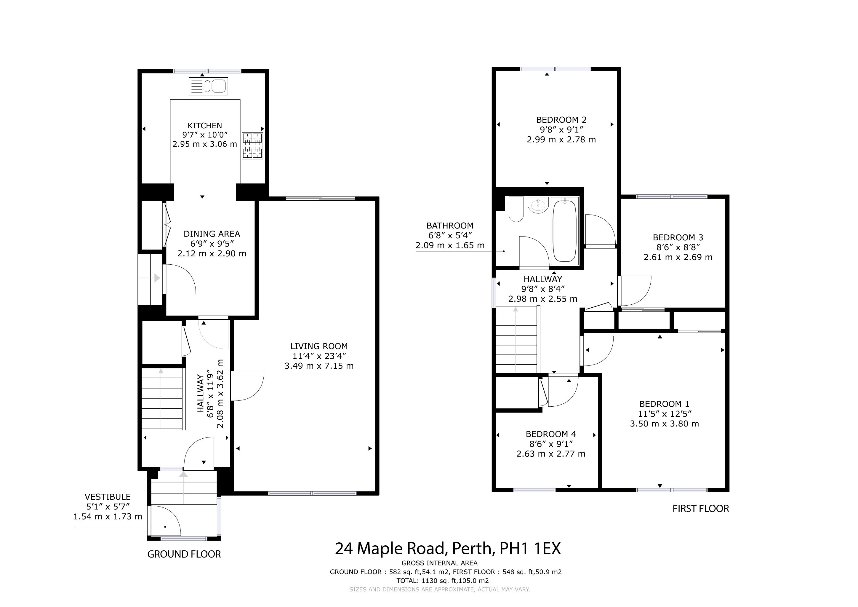 24, Maple Road, Perth and Kinross floorplan