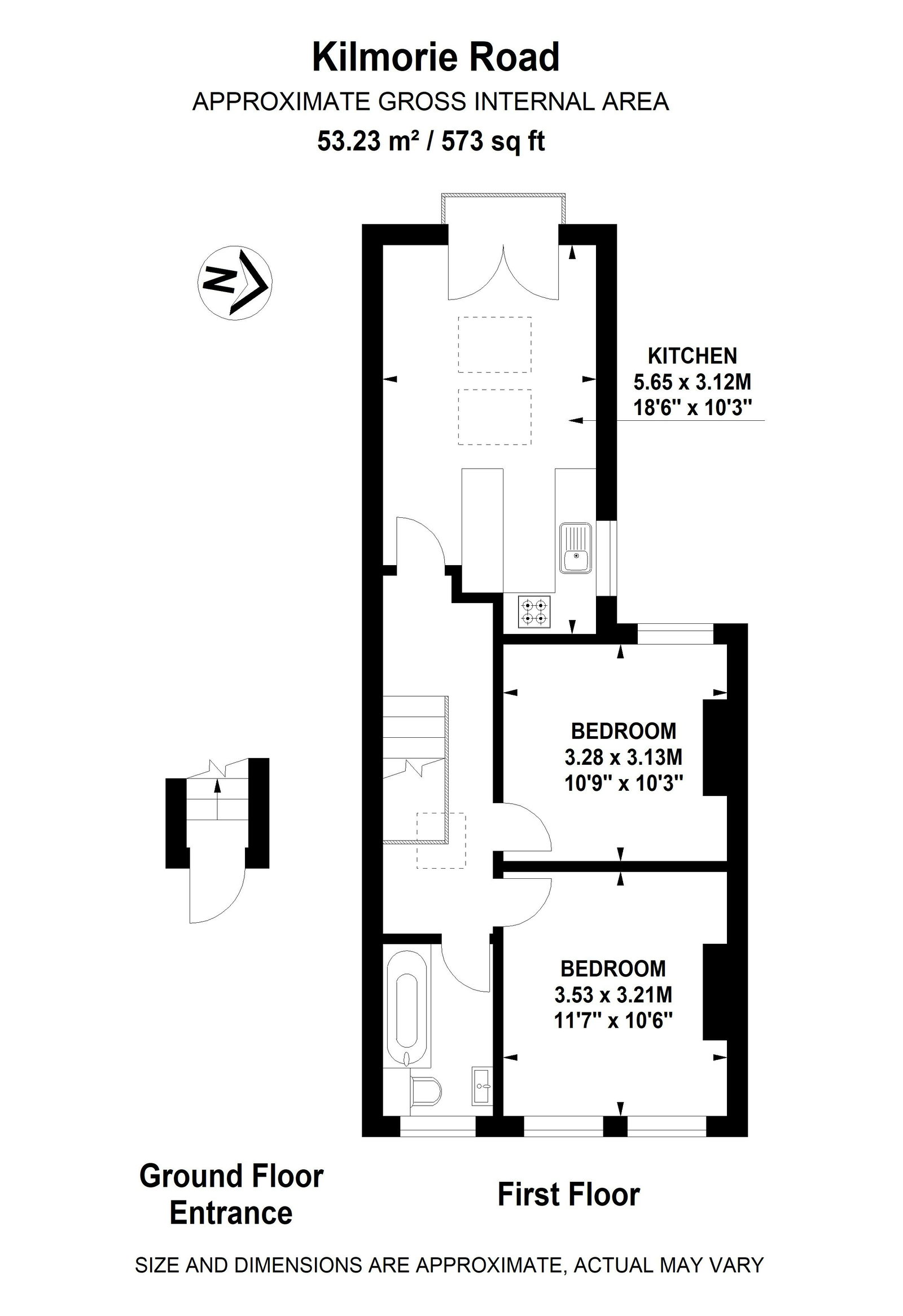 Kilmorie Road, London floorplan