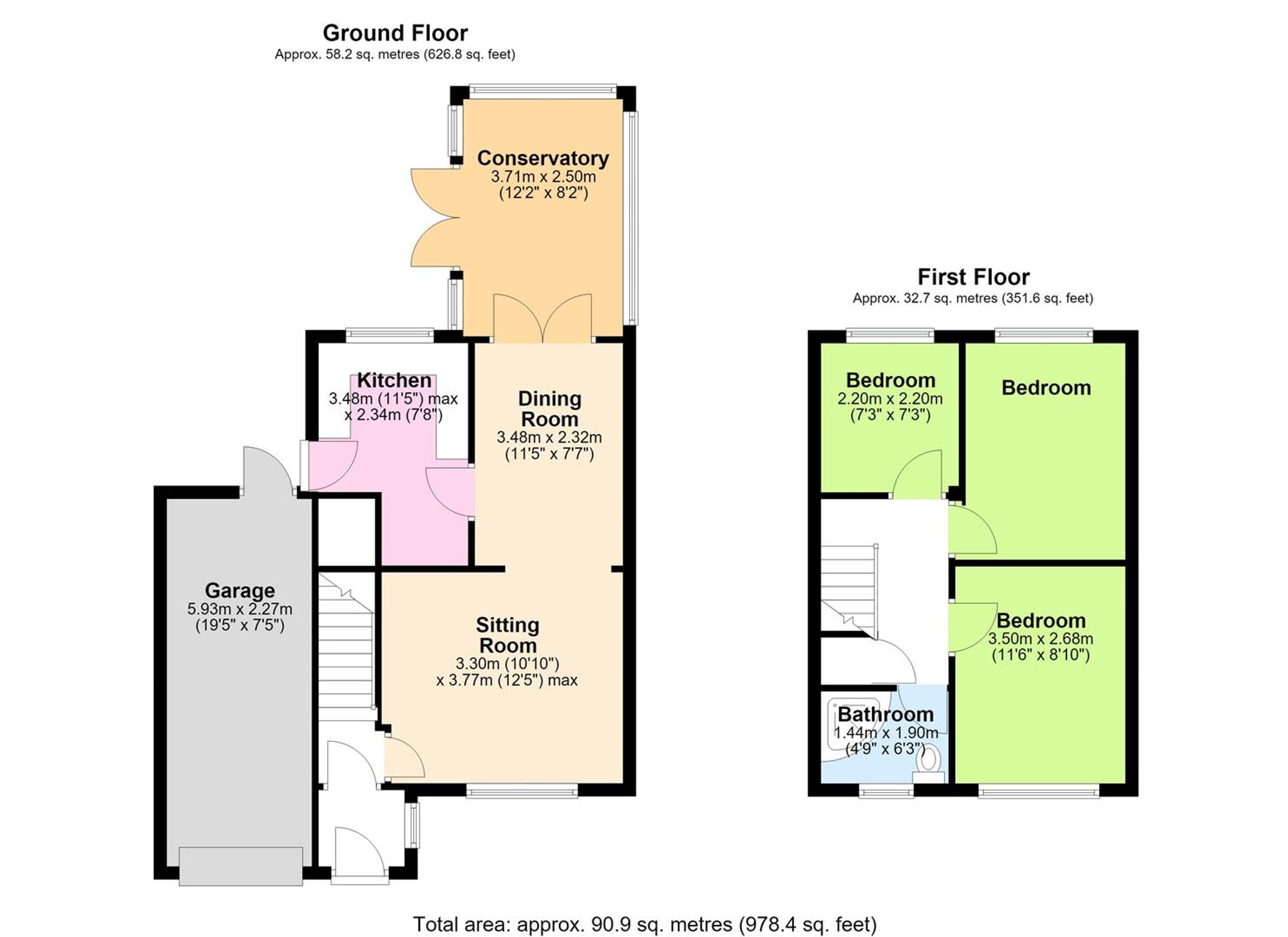 25 Ennerdale Road, Manchester floorplan