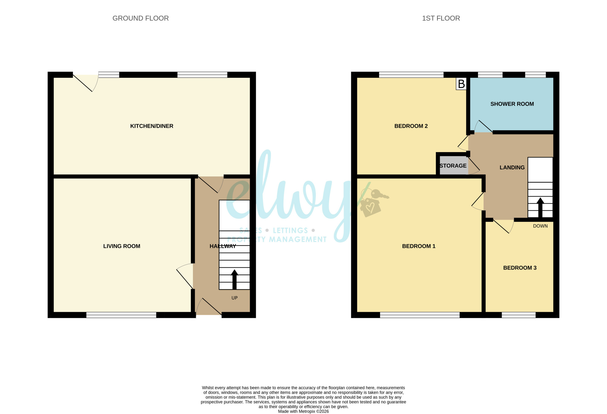 26, Ffordd Ty Newydd, Meliden floorplan