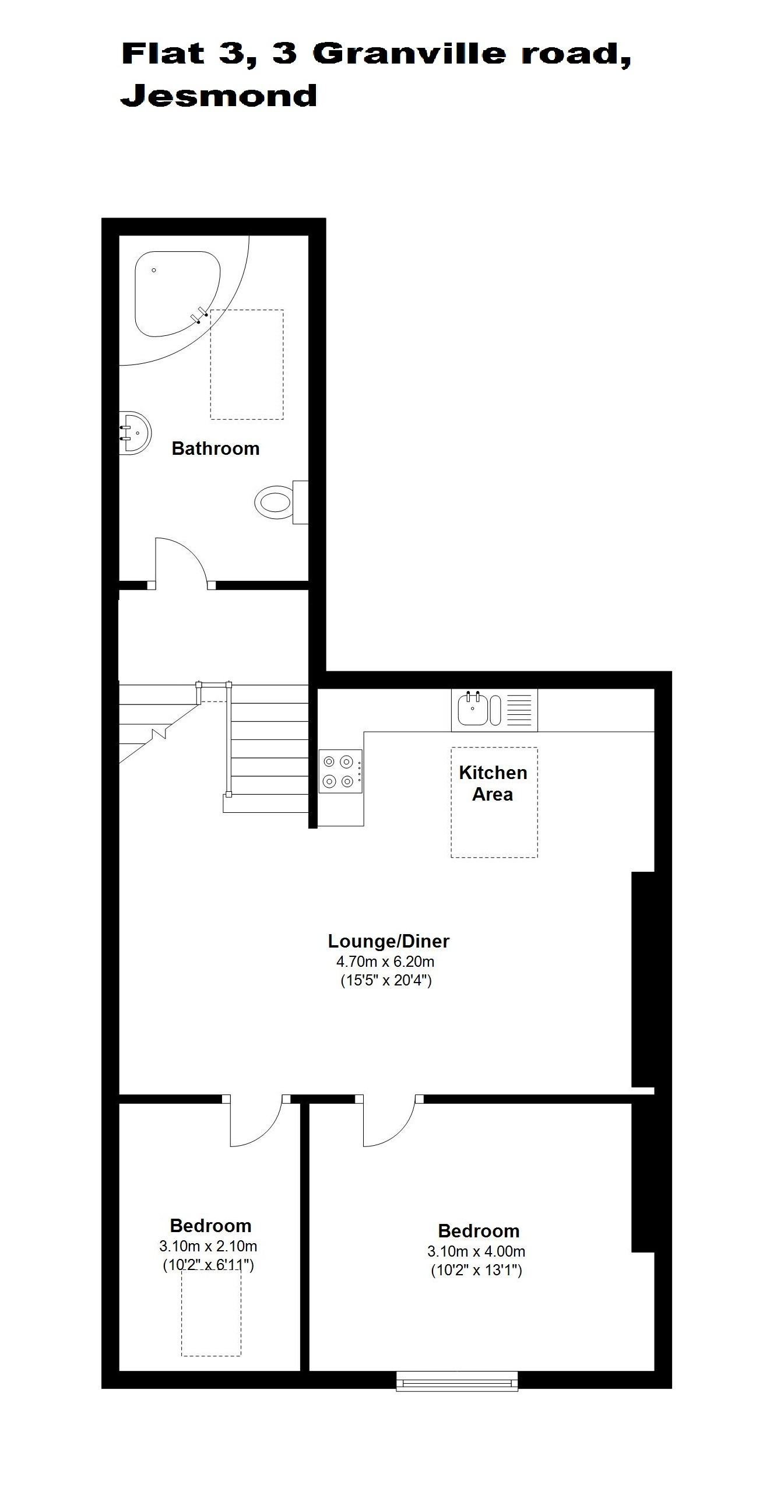 Granville Gardens, Newcastle Upon Tyne floorplan