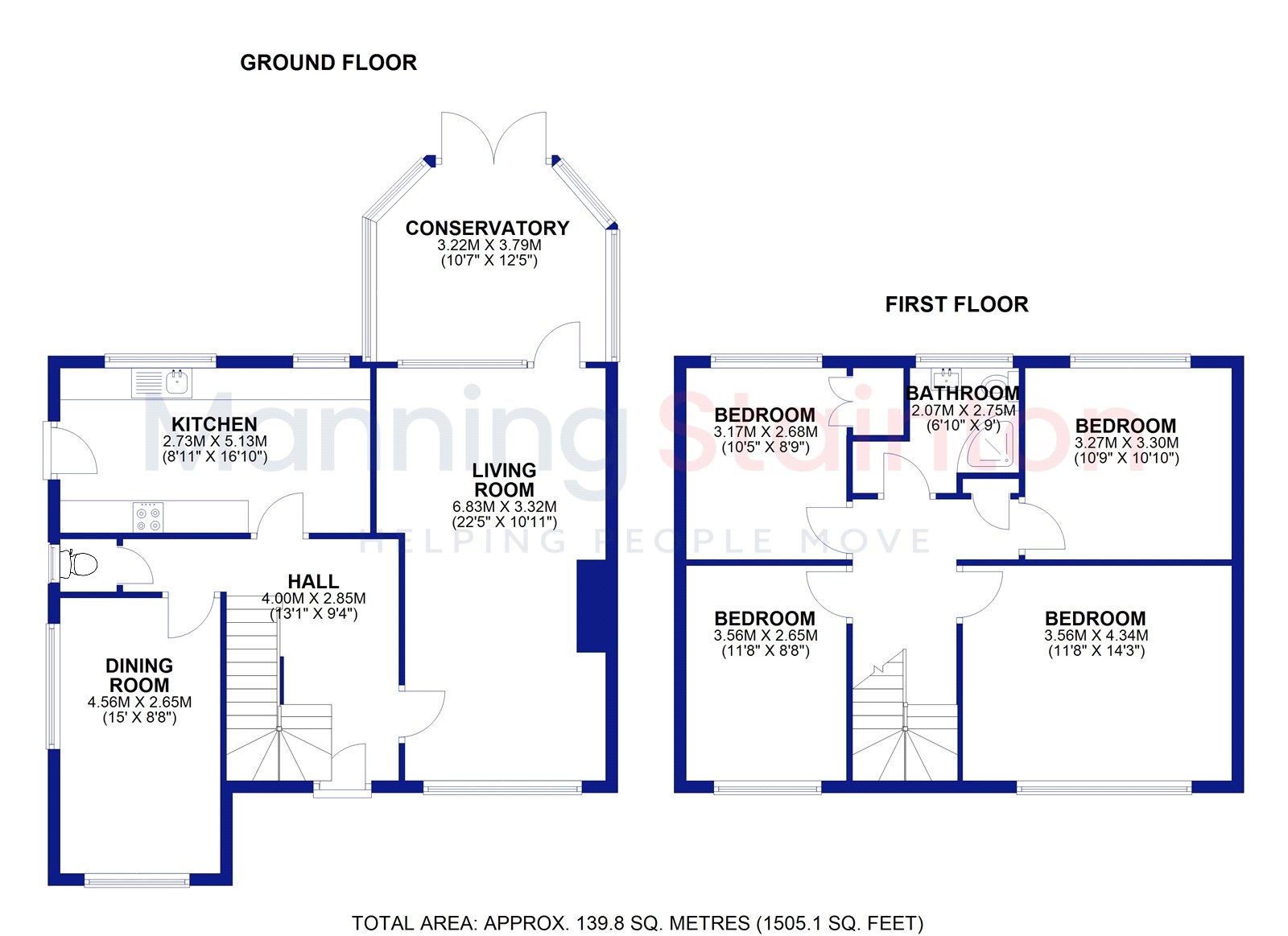 3, Shadwell Park Close, West Yorkshire floorplan