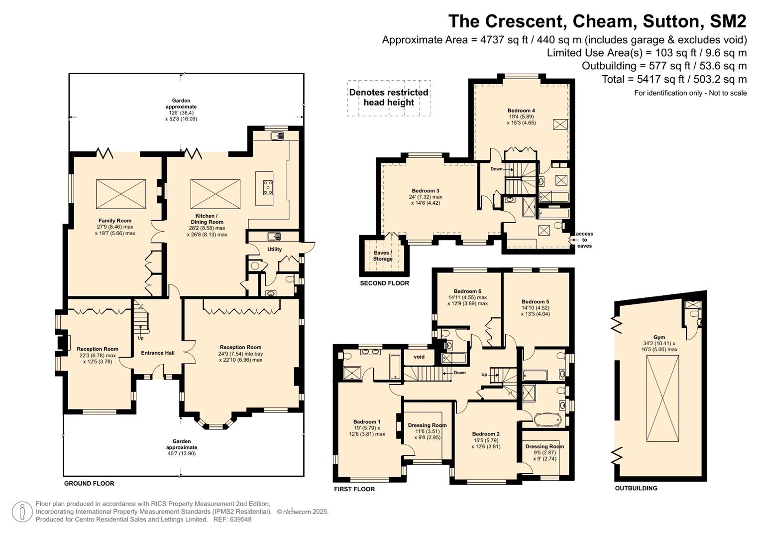 61, The Crescent, South Cheam floorplan