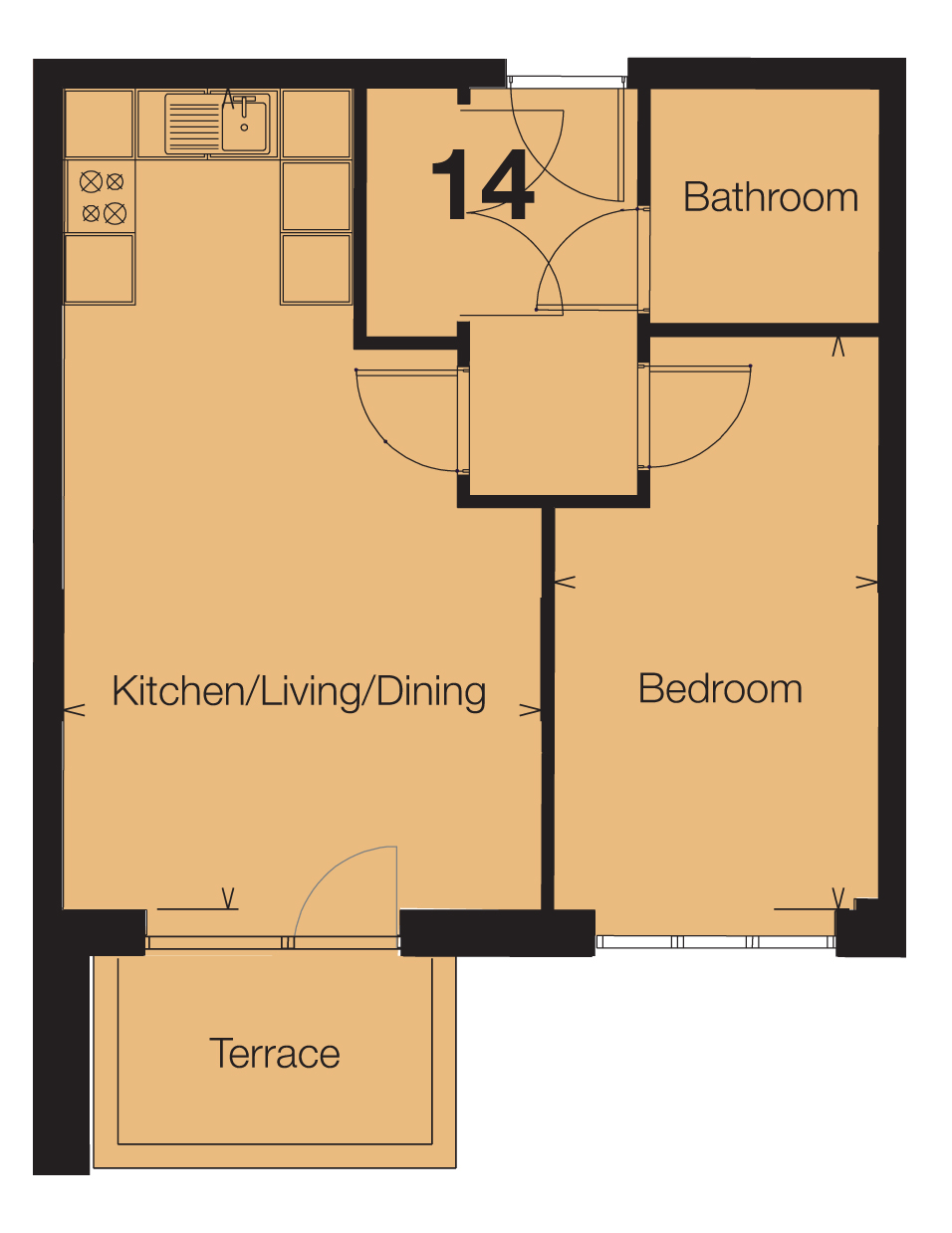 1 Bedrooms Flat for sale in Hunters Court, William Hunter Way, Brentwood CM14