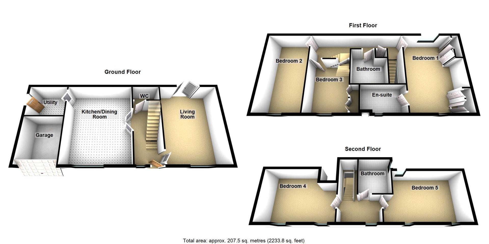 15, East Farm Mews, Newcastle Upon Tyne floorplan