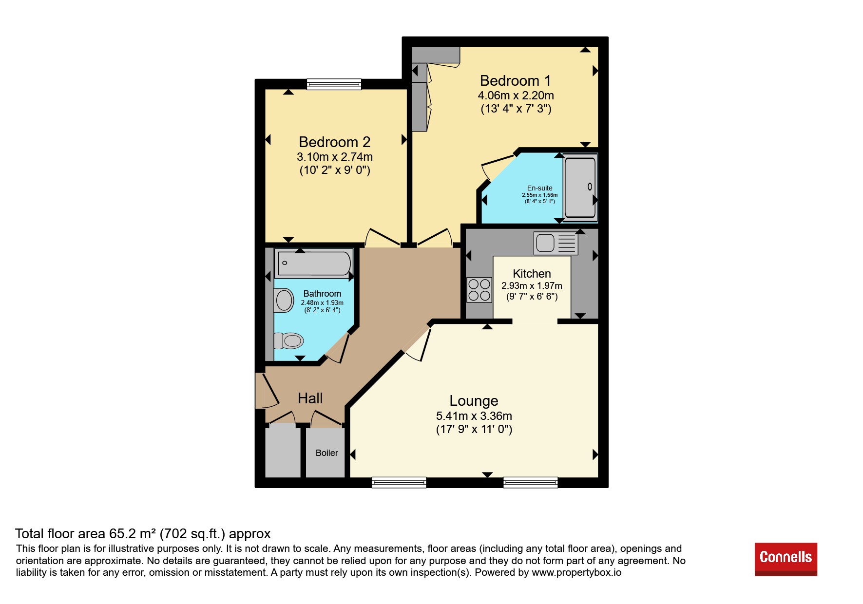 14, King Edwards Court, 36, Blackwell Lane, Warwick floorplan