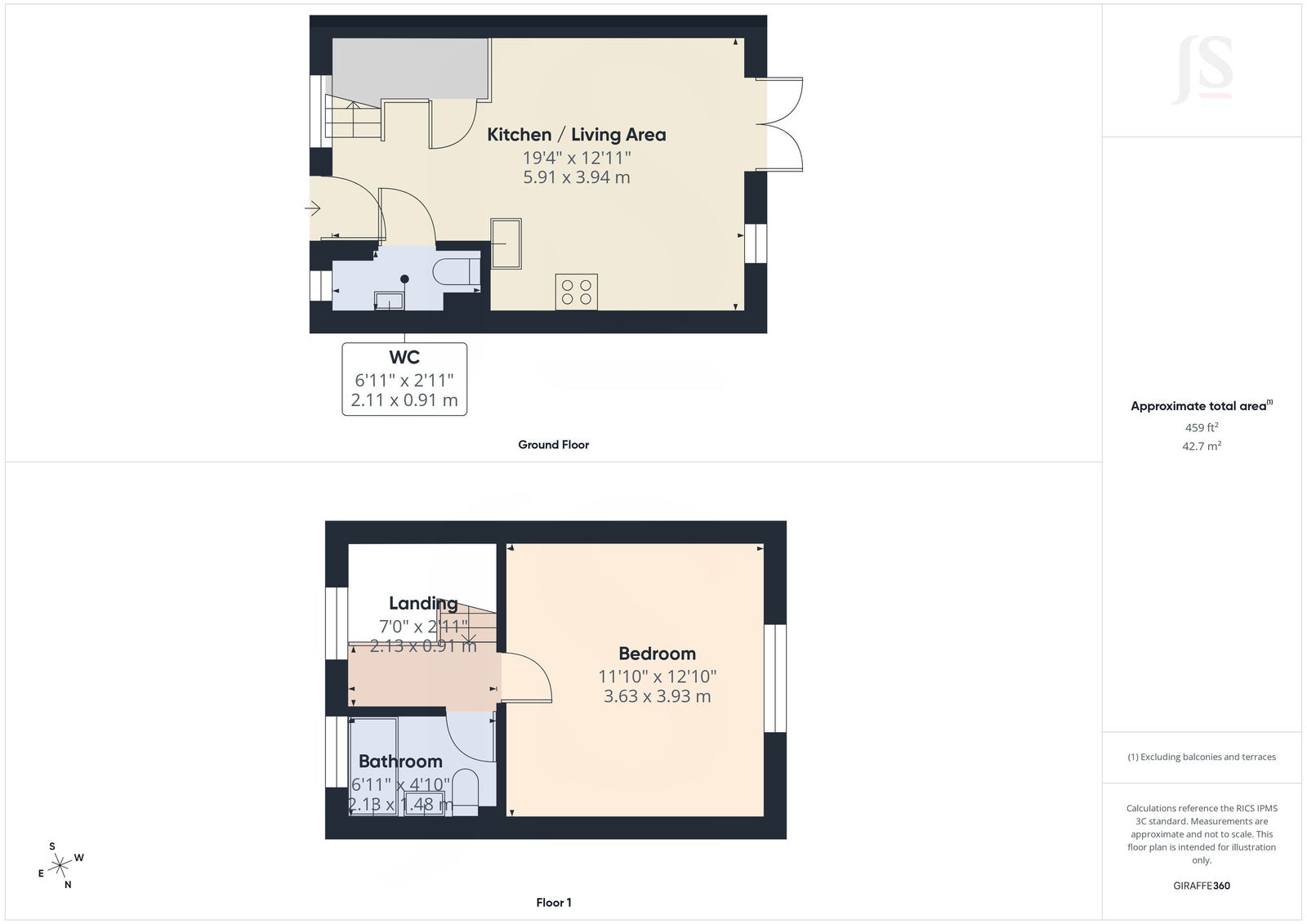 7, Isla Cottages, Wembley Gardens floorplan