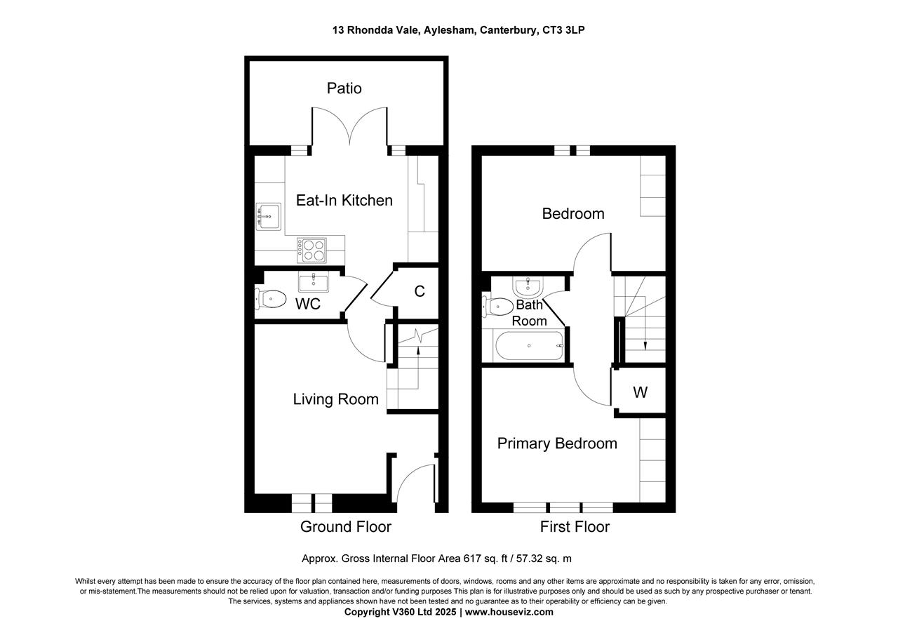 13, Rhondda Vale, Aylesham floorplan