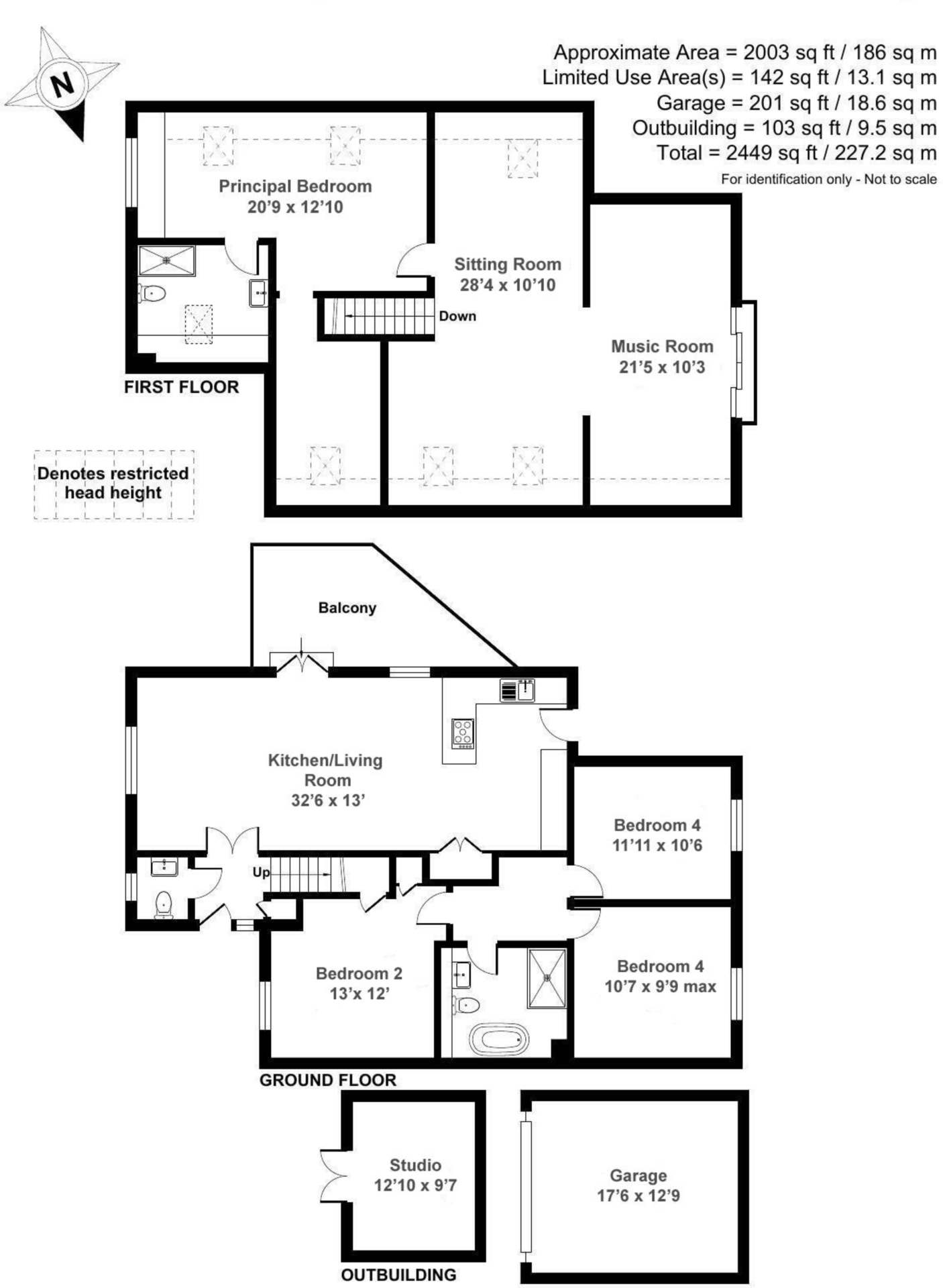 Pen An Vre, Falmouth floorplan