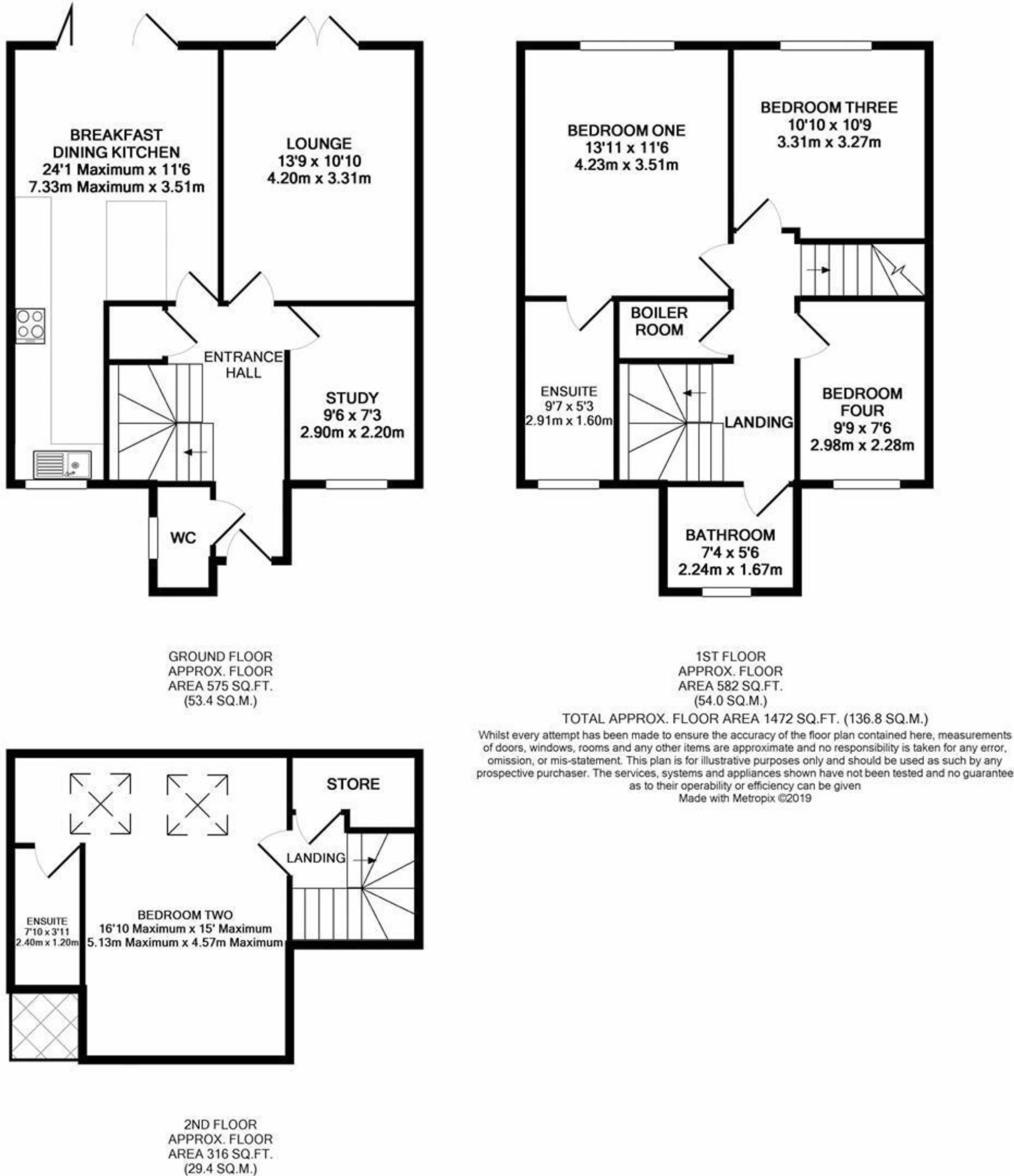 The Honeydew The Chantry, Tarporley floorplan