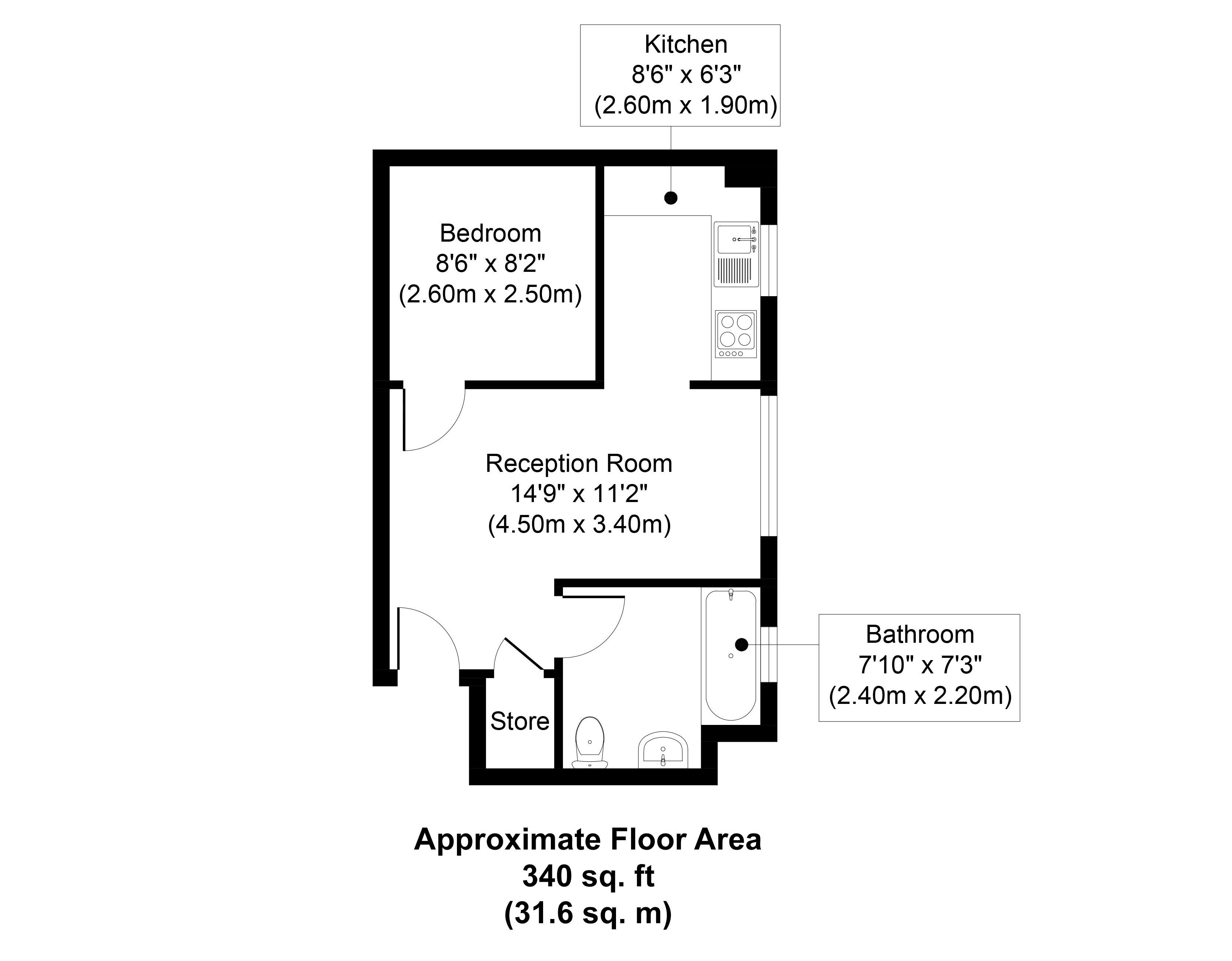 1 Bedrooms Flat to rent in Wheatsheaf Close, Canary Wharf E14