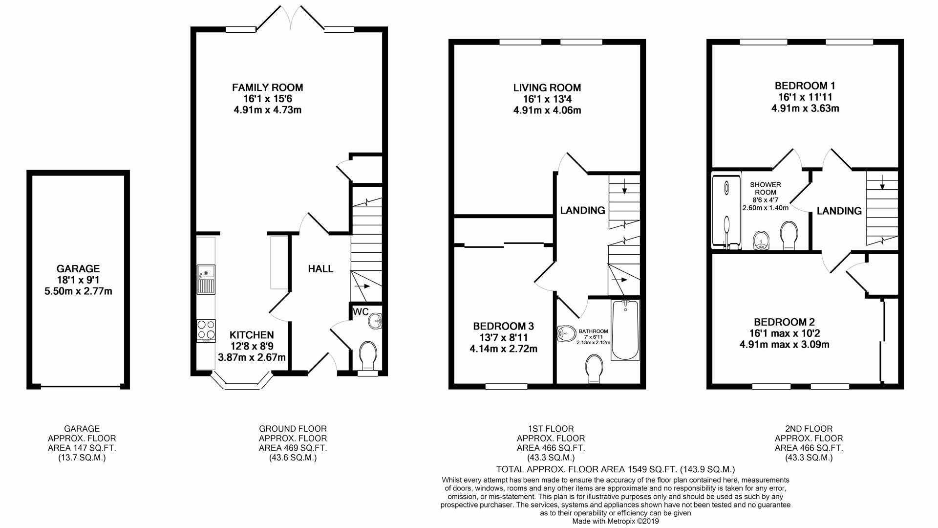 4 Bedrooms Town house for sale in Bluebell Drive, Sittingbourne ME10