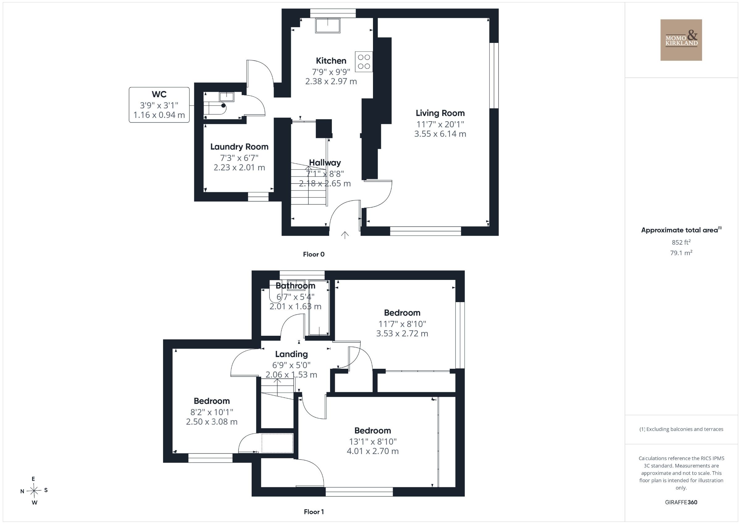 69 Melbourne Avenue, Glasgow floorplan