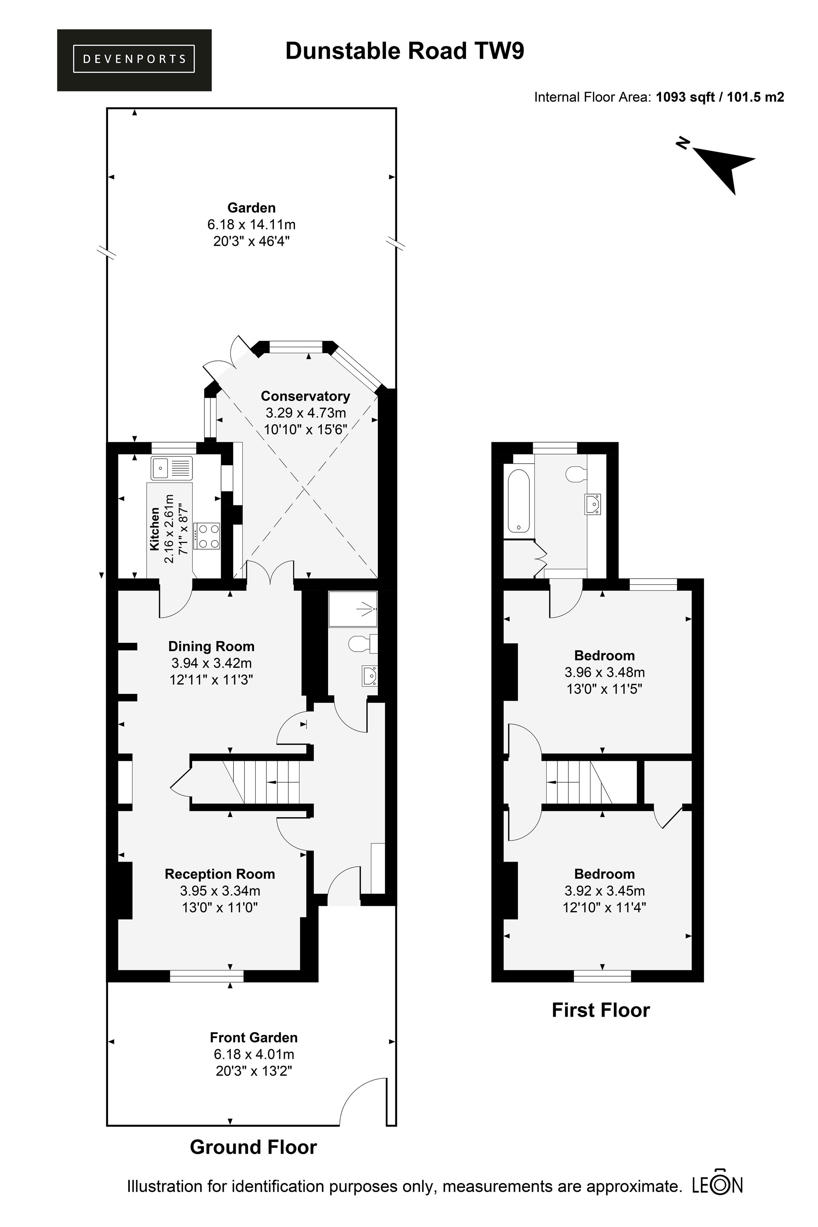 18, Dunstable Road, Richmond floorplan