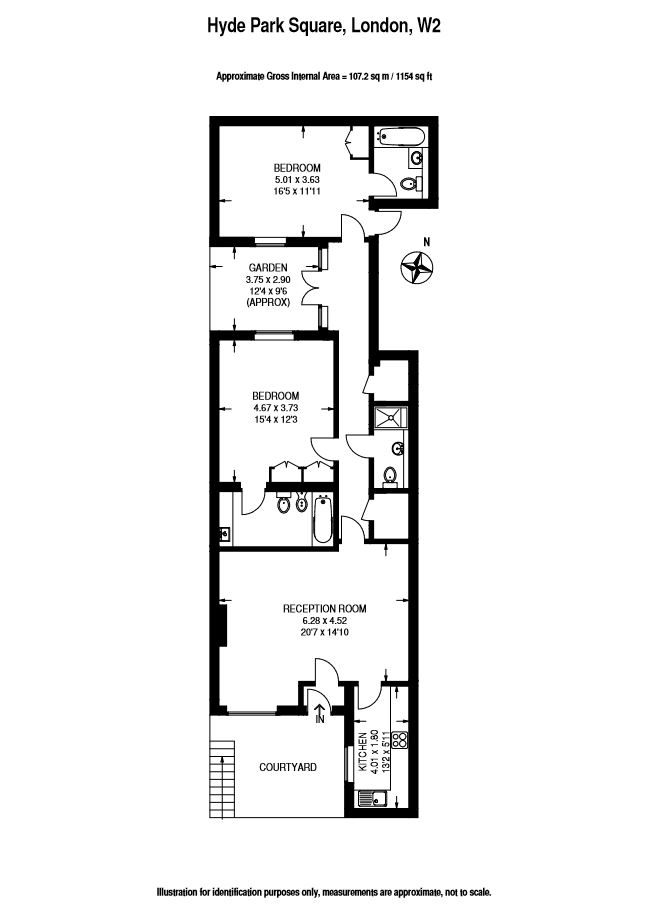 2 Bedrooms Flat for sale in Hyde Park Square, London W2