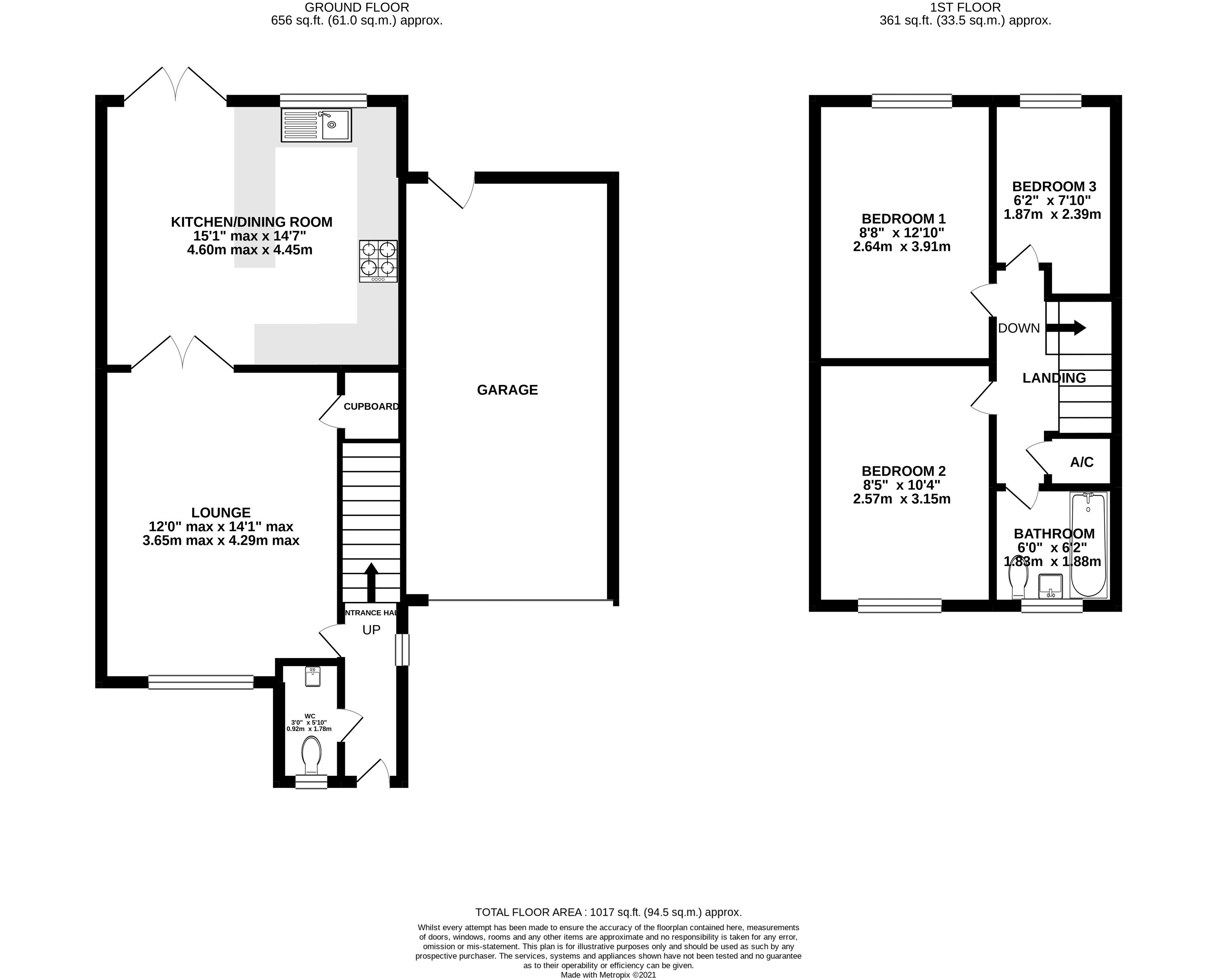 102, Old Warren, Norwich floorplan