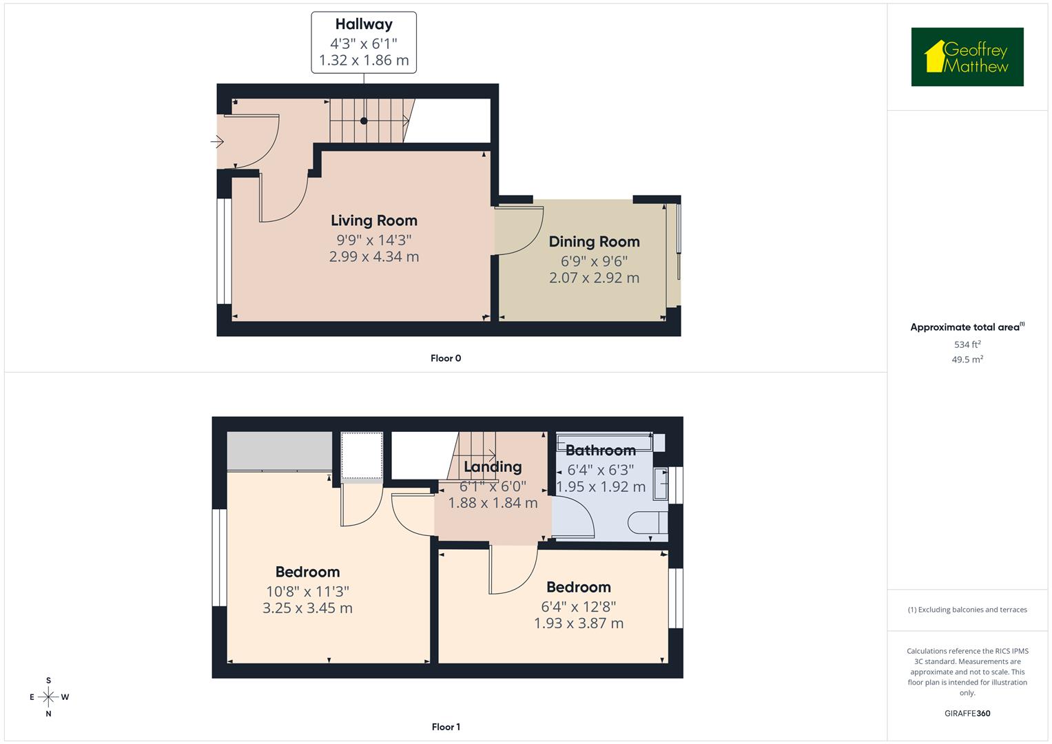 81, Wansbeck Close, Great Ashby, Stevenage floorplan