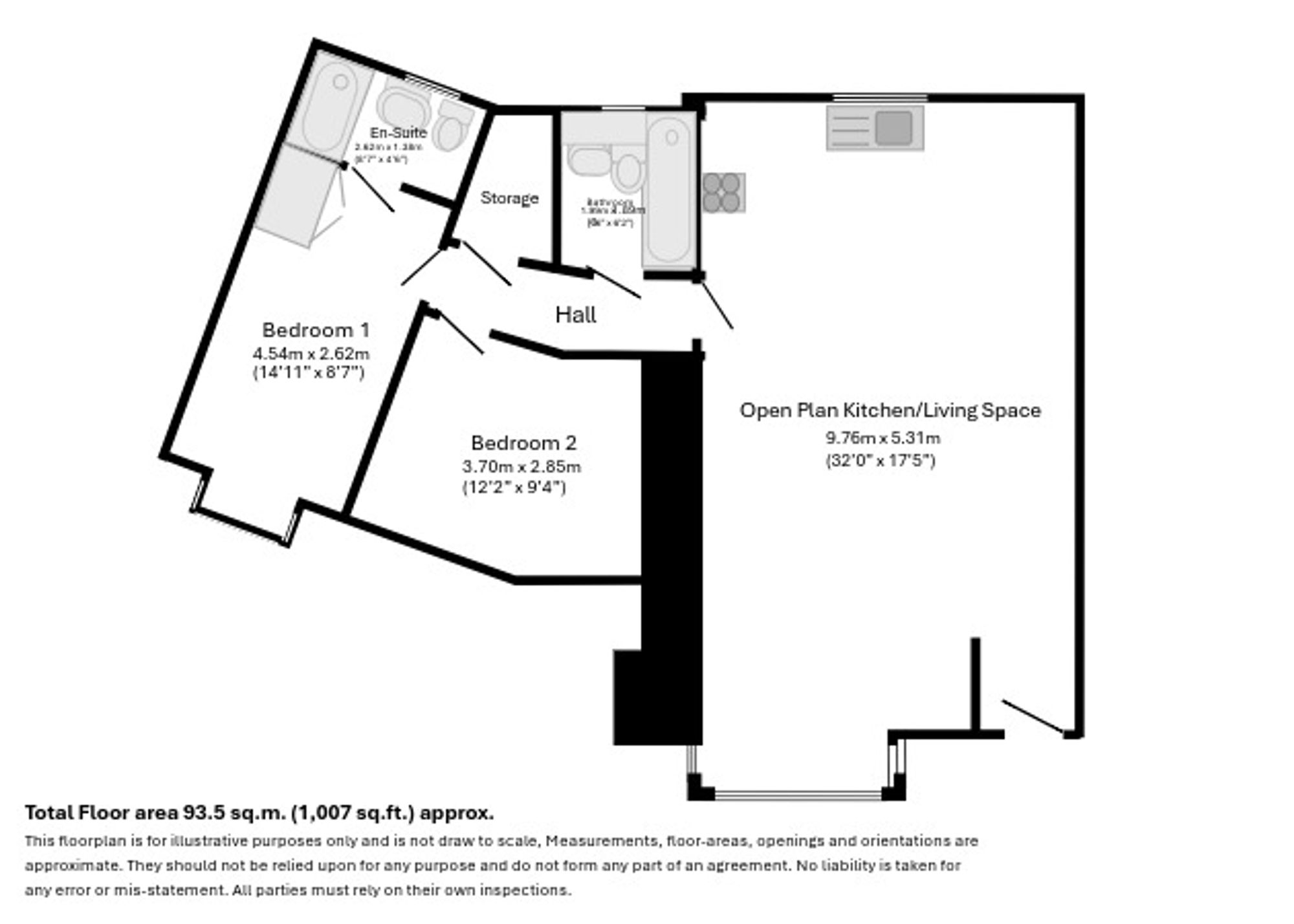 1 Wyndham Court, Midhurst floorplan