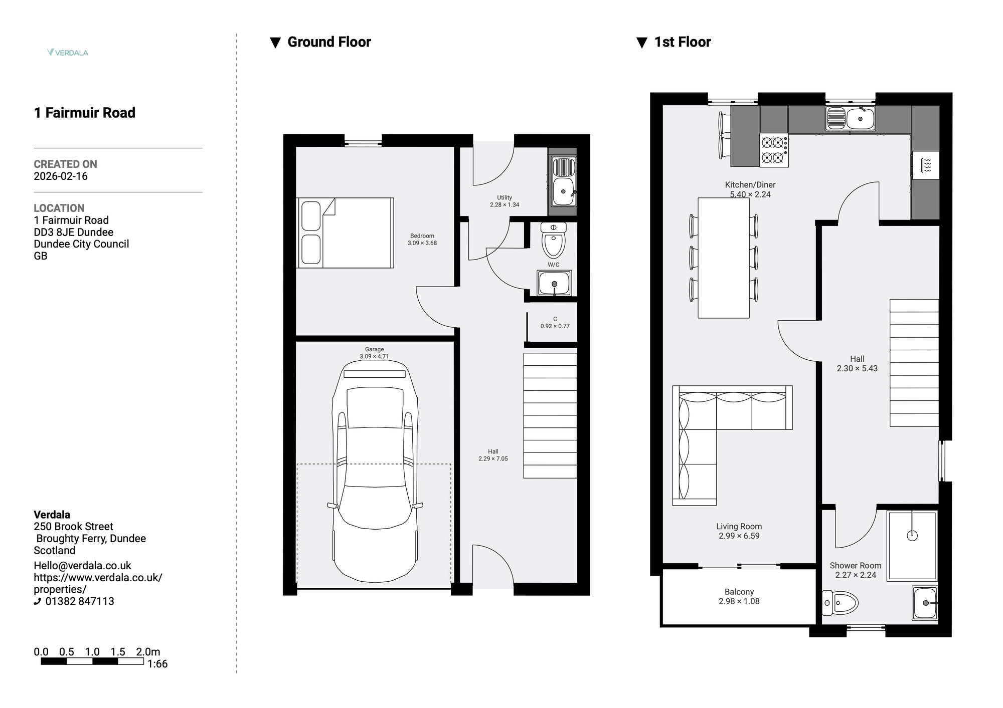 1 Fairmuir Road, Dundee floorplan
