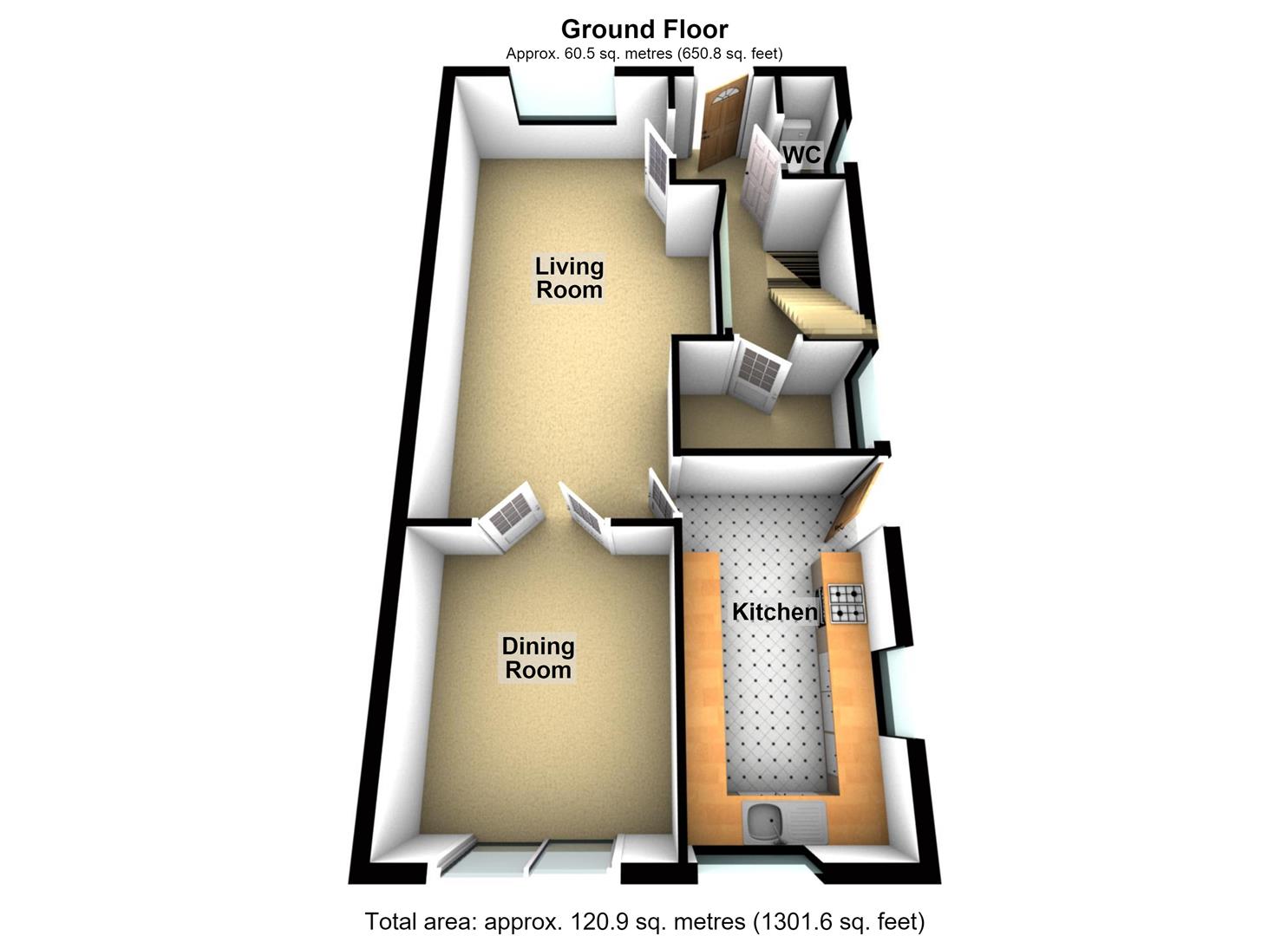 The Firs, Brynisa Road, Wrexham floorplan