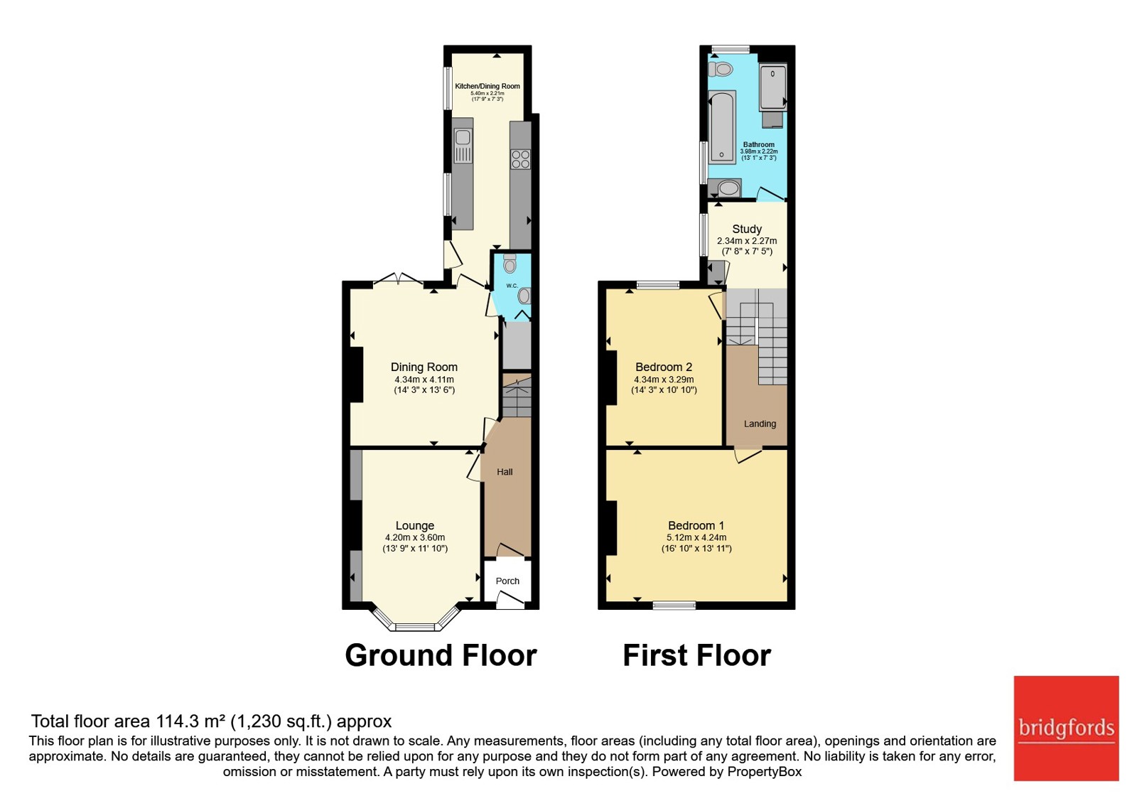21, Hoghton Lane, Preston floorplan